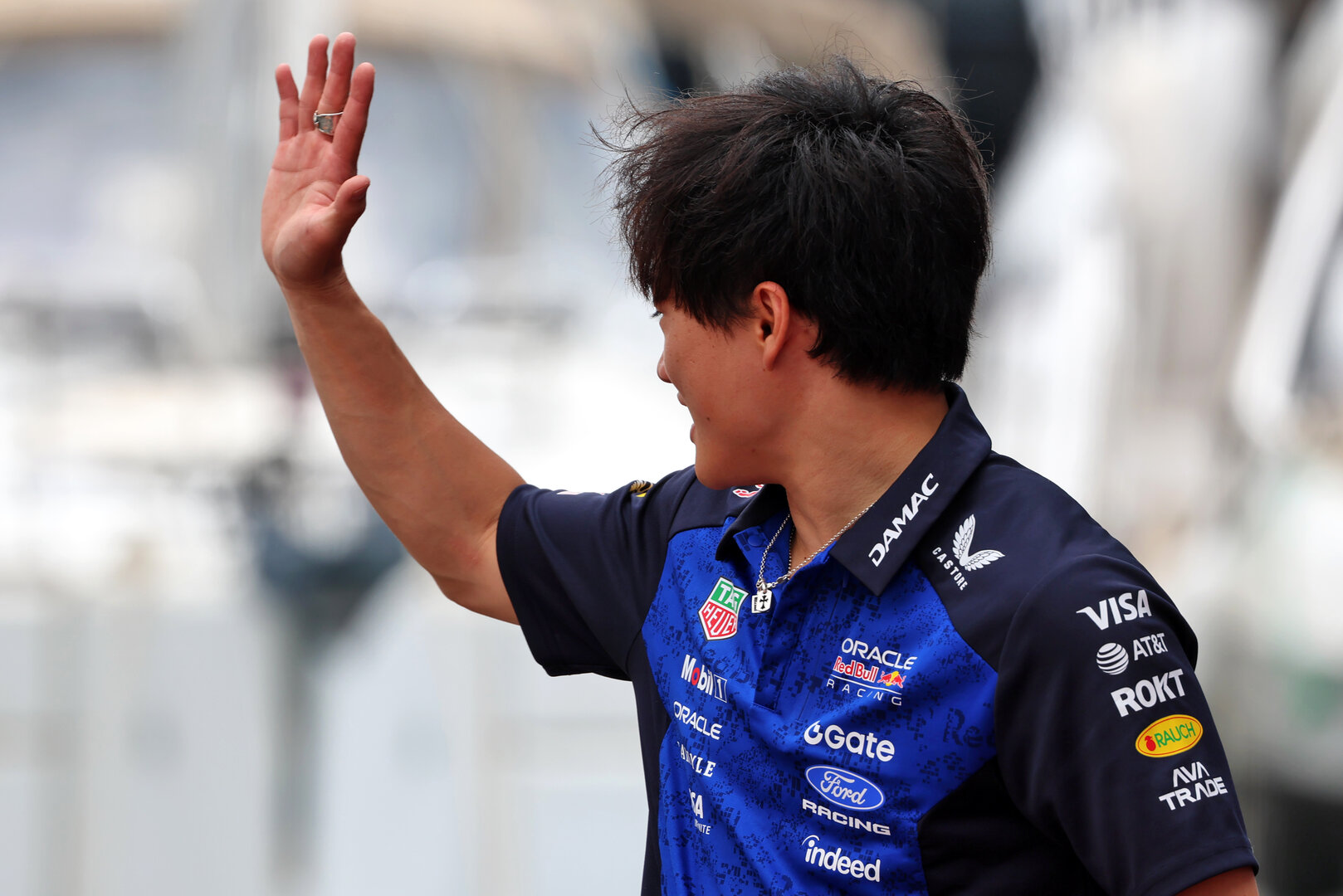 GP MONACO, Yuki Tsunoda (JPN) Red Bull Racing e Racing Bulls Reserve Driver.
05.06.2026. Formula 1 World Championship, Rd 6, Monaco Grand Prix, Monte Carlo, Monaco, Practice Day.
- www.xpbimages.com, EMail: requests@xpbimages.com © Copyright: Rew / XPB Images