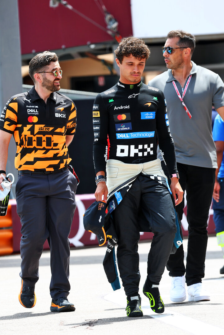 GP MONACO, Lando Norris (GBR) McLaren F1 Team.
05.06.2026. Formula 1 World Championship, Rd 6, Monaco Grand Prix, Monte Carlo, Monaco, Practice Day.
- www.xpbimages.com, EMail: requests@xpbimages.com © Copyright: Bearne / XPB Images