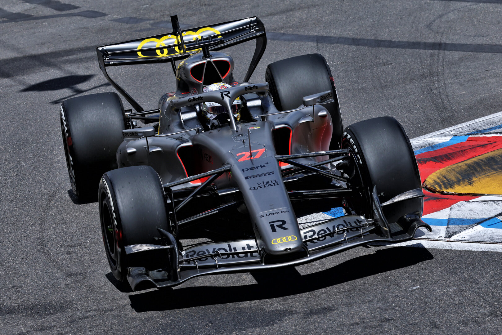 GP MONACO, Nico Hulkenberg (GER) Audi F1 Team R26.
05.06.2026. Formula 1 World Championship, Rd 6, Monaco Grand Prix, Monte Carlo, Monaco, Practice Day.
- www.xpbimages.com, EMail: requests@xpbimages.com © Copyright: Batchelor / XPB Images