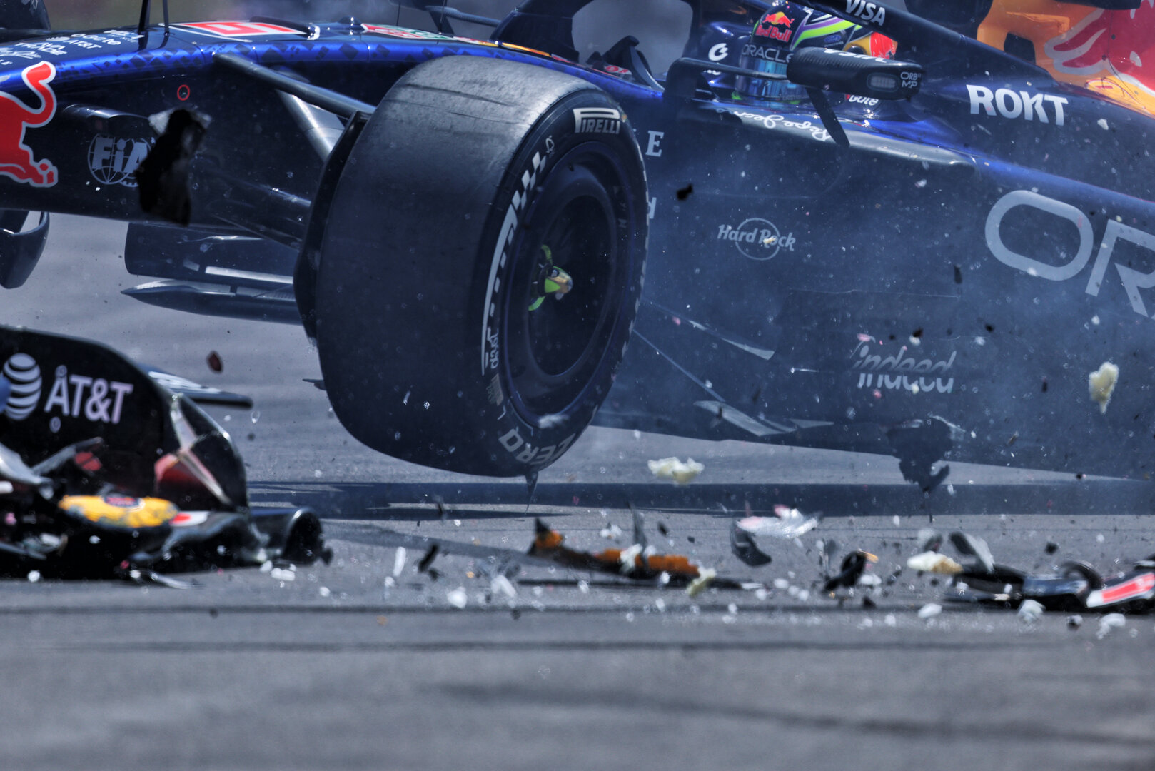 GP MONACO, Isack Hadjar (FRA) Red Bull Racing RB22 crashed in the first practice session.
05.06.2026. Formula 1 World Championship, Rd 6, Monaco Grand Prix, Monte Carlo, Monaco, Practice Day.
- www.xpbimages.com, EMail: requests@xpbimages.com © Copyright: Batchelor / XPB Images