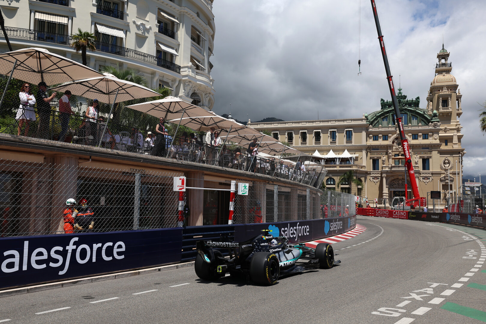 GP MONACO, Andrea Kimi Antonelli (ITA) Mercedes AMG Formula One Team W17.
05.06.2026. Formula 1 World Championship, Rd 6, Monaco Grand Prix, Monte Carlo, Monaco, Practice Day.
- www.xpbimages.com, EMail: requests@xpbimages.com © Copyright: Rew / XPB Images
