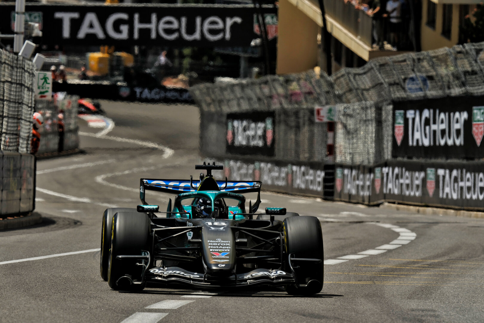 GP MONACO, Lance Stroll (CDN) Aston Martin F1 Team AMR26.
05.06.2026. Formula 1 World Championship, Rd 6, Monaco Grand Prix, Monte Carlo, Monaco, Practice Day.
 - www.xpbimages.com, EMail: requests@xpbimages.com © Copyright: Dunbar / XPB Images