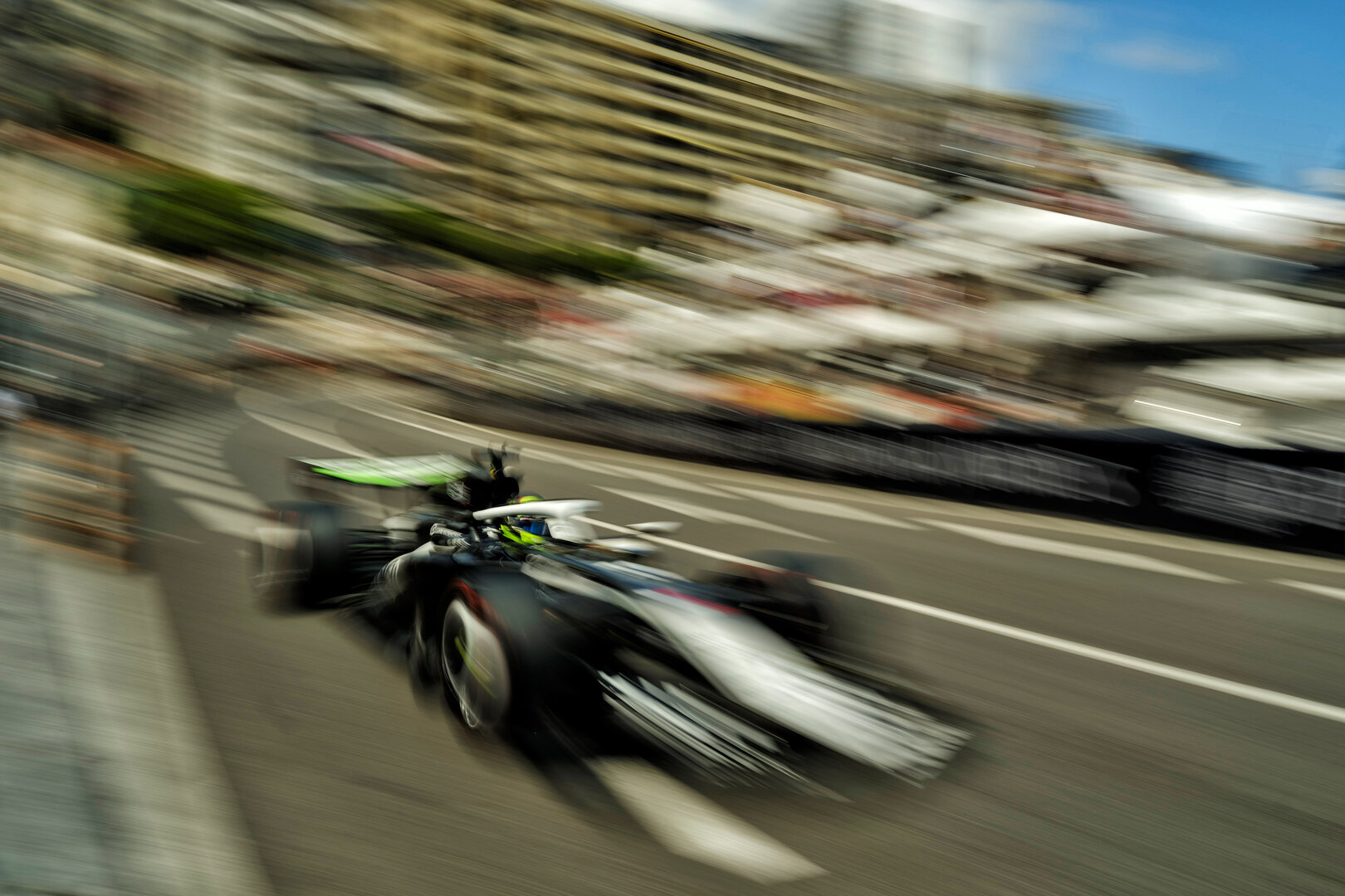 GP MONACO, Sergio Perez (MEX) Cadillac Formula 1 Team MAC-26.
05.06.2026. Formula 1 World Championship, Rd 6, Monaco Grand Prix, Monte Carlo, Monaco, Practice Day.
 - www.xpbimages.com, EMail: requests@xpbimages.com © Copyright: Dunbar / XPB Images
