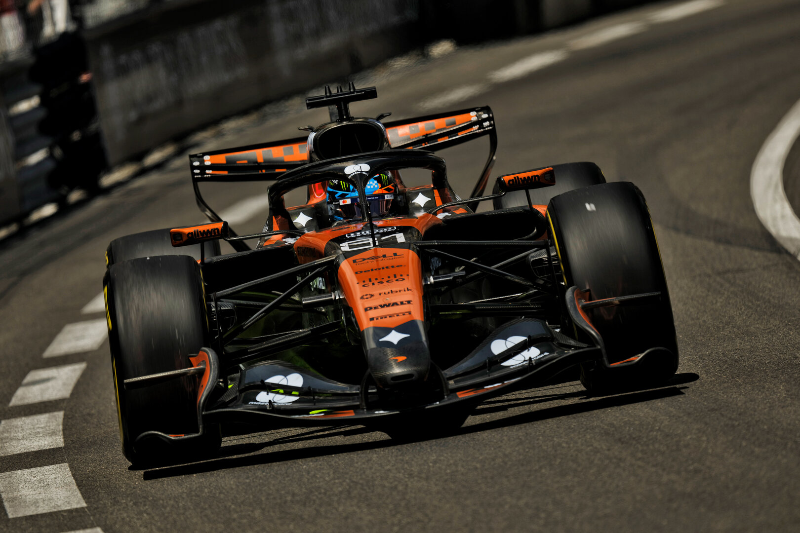 GP MONACO, Oscar Piastri (AUS) McLaren F1 Team MCL40.
05.06.2026. Formula 1 World Championship, Rd 6, Monaco Grand Prix, Monte Carlo, Monaco, Practice Day.
 - www.xpbimages.com, EMail: requests@xpbimages.com © Copyright: Dunbar / XPB Images