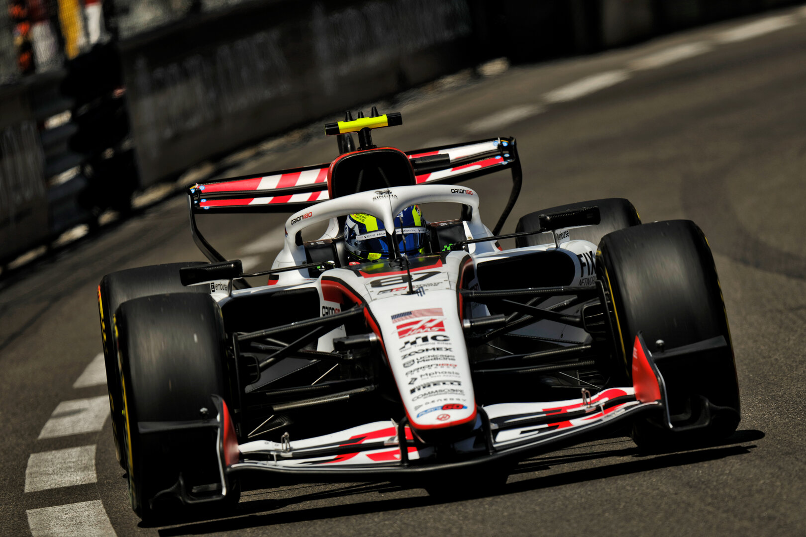 GP MONACO, Oliver Bearman (GBR) Haas F1 Team VF-26.
05.06.2026. Formula 1 World Championship, Rd 6, Monaco Grand Prix, Monte Carlo, Monaco, Practice Day.
 - www.xpbimages.com, EMail: requests@xpbimages.com © Copyright: Dunbar / XPB Images