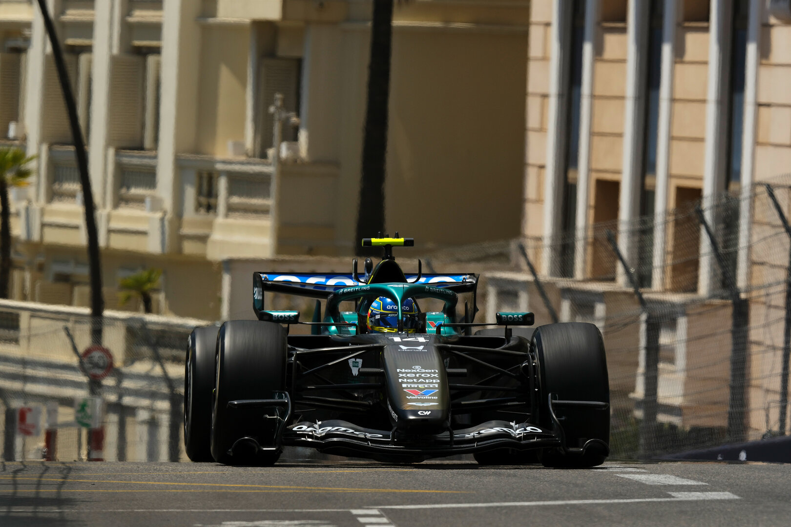 GP MONACO, Fernando Alonso (ESP) Aston Martin F1 Team AMR26.
05.06.2026. Formula 1 World Championship, Rd 6, Monaco Grand Prix, Monte Carlo, Monaco, Practice Day.
 - www.xpbimages.com, EMail: requests@xpbimages.com © Copyright: Dunbar / XPB Images