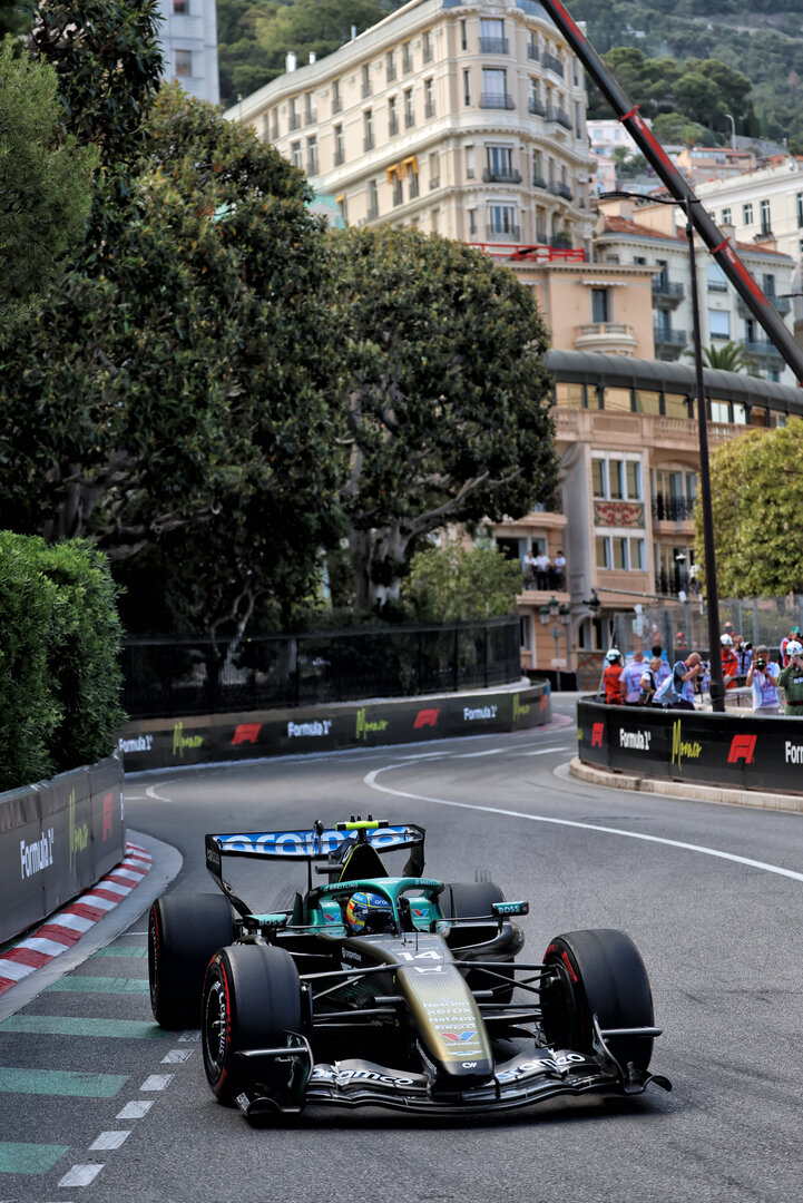 GP MONACO, Fernando Alonso (ESP) Aston Martin F1 Team AMR26.
05.06.2026. Formula 1 World Championship, Rd 6, Monaco Grand Prix, Monte Carlo, Monaco, Practice Day.
- www.xpbimages.com, EMail: requests@xpbimages.com © Copyright: Rew / XPB Images
