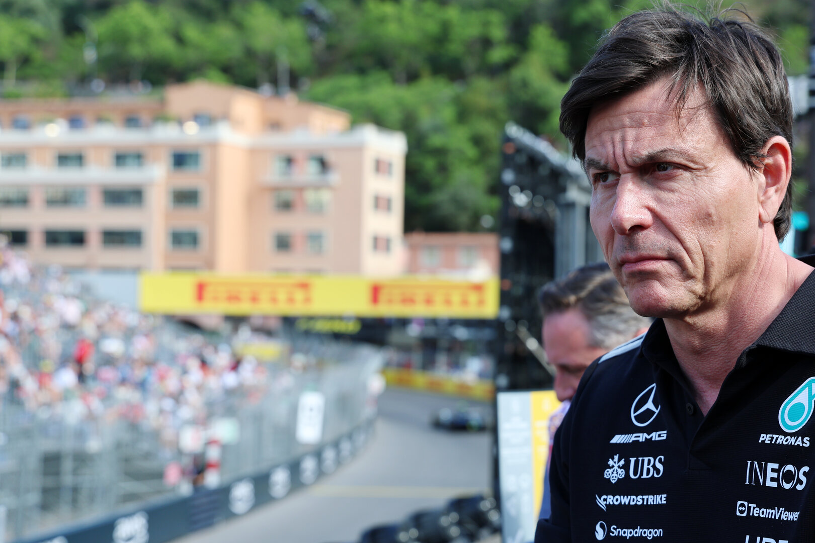 GP MONACO, Toto Wolff (GER) Mercedes AMG Formula One Team Shareholder e Executive Director.
05.06.2026. Formula 1 World Championship, Rd 6, Monaco Grand Prix, Monte Carlo, Monaco, Practice Day.
- www.xpbimages.com, EMail: requests@xpbimages.com © Copyright: Batchelor / XPB Images