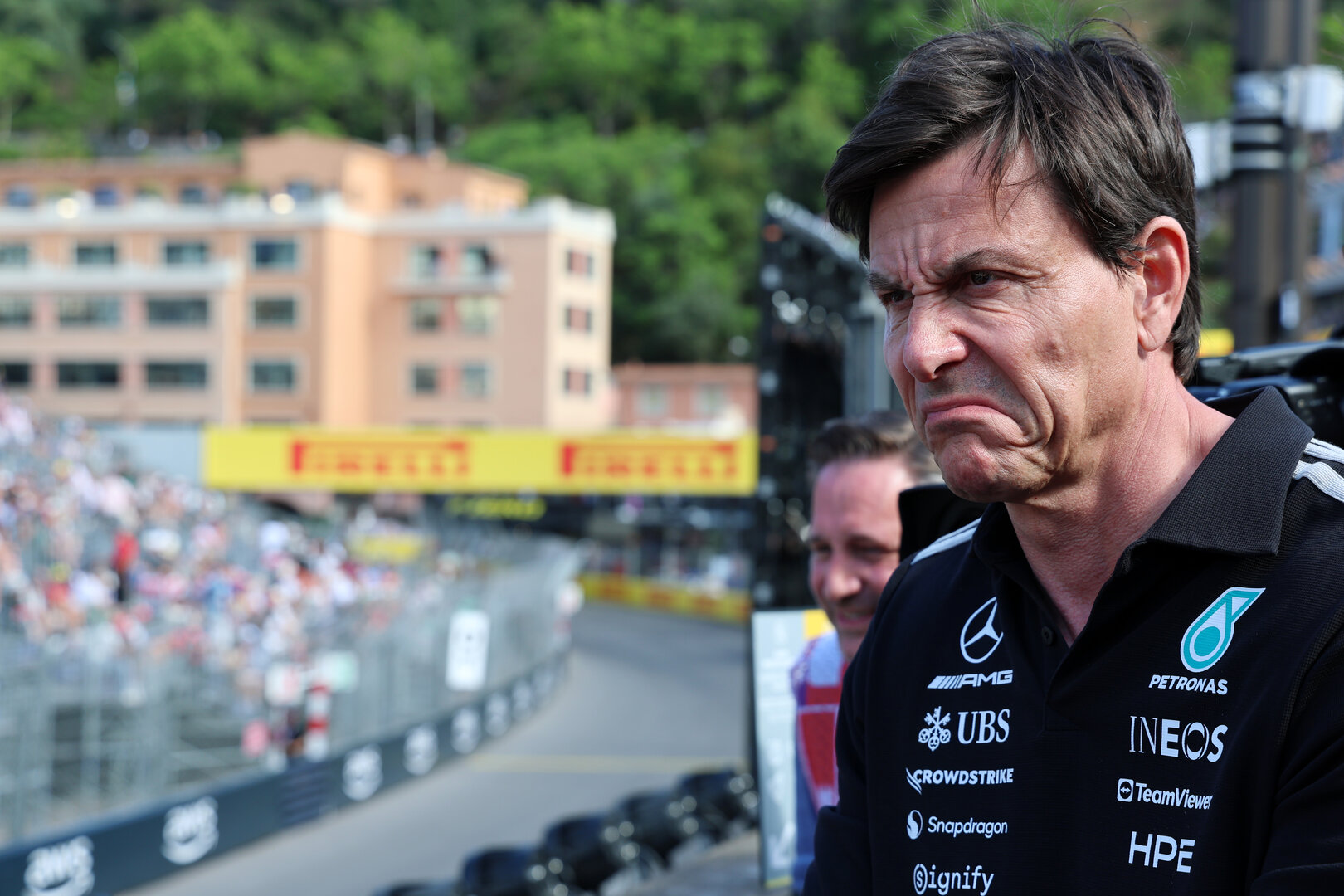 GP MONACO, Toto Wolff (GER) Mercedes AMG Formula One Team Shareholder e Executive Director.
05.06.2026. Formula 1 World Championship, Rd 6, Monaco Grand Prix, Monte Carlo, Monaco, Practice Day.
- www.xpbimages.com, EMail: requests@xpbimages.com © Copyright: Batchelor / XPB Images