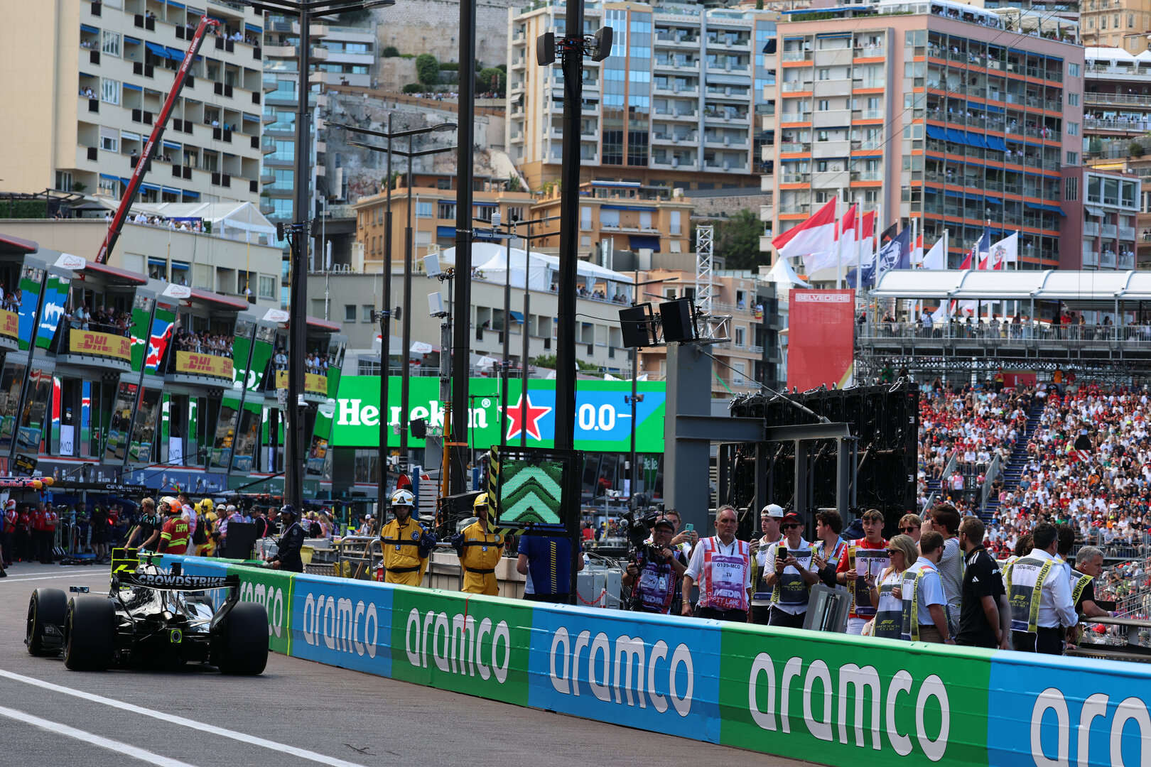 GP MONACO, Andrea Kimi Antonelli (ITA) Mercedes AMG Formula One Team W17.
05.06.2026. Formula 1 World Championship, Rd 6, Monaco Grand Prix, Monte Carlo, Monaco, Practice Day.
- www.xpbimages.com, EMail: requests@xpbimages.com © Copyright: Batchelor / XPB Images