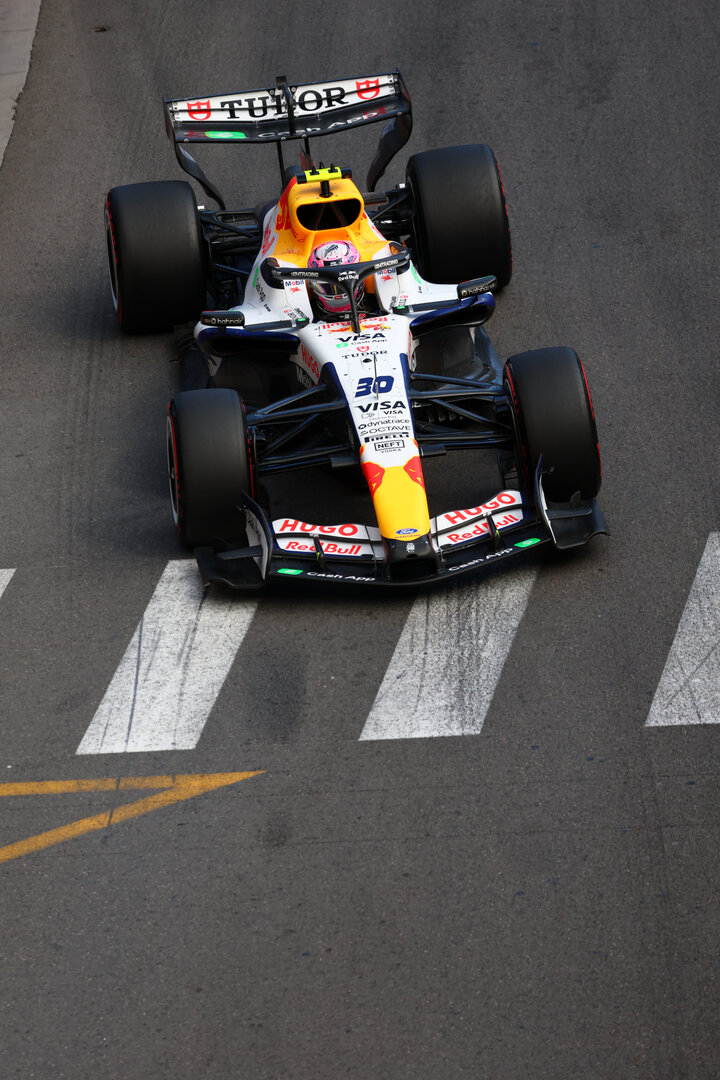 GP MONACO, Liam Lawson (NZL) Racing Bulls Formula One Team VCARB 03.
05.06.2026. Formula 1 World Championship, Rd 6, Monaco Grand Prix, Monte Carlo, Monaco, Practice Day.
- www.xpbimages.com, EMail: requests@xpbimages.com © Copyright: Bearne / XPB Images