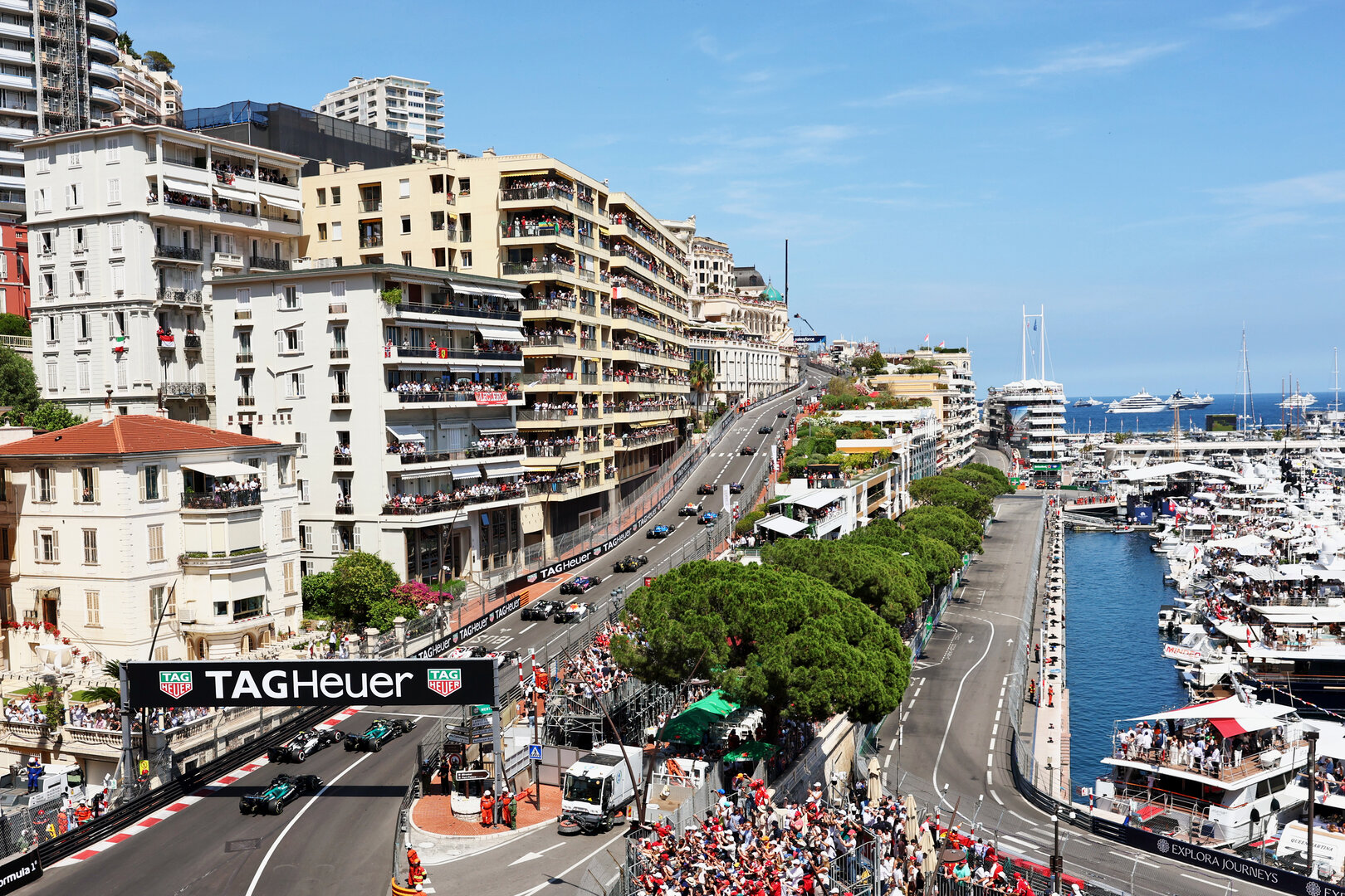 GP MONACO, Lance Stroll (CDN) Aston Martin F1 Team AMR26 at the partenza of the race.
07.06.2026. Formula 1 World Championship, Rd 6, Monaco Grand Prix, Monte Carlo, Monaco, Gara Day.
- www.xpbimages.com, EMail: requests@xpbimages.com © Copyright: Bearne / XPB Images