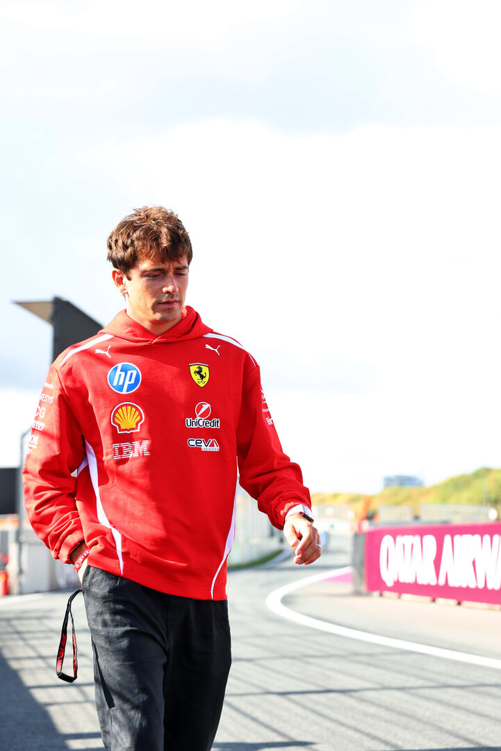 GP OLANDA, Charles Leclerc (MON) Ferrari.
20.08.2026. Formula 1 World Championship, Rd 12, Dutch Grand Prix, Zandvoort, Netherlands, Preparation Day.
- www.xpbimages.com, EMail: requests@xpbimages.com © Copyright: Bearne / XPB Images