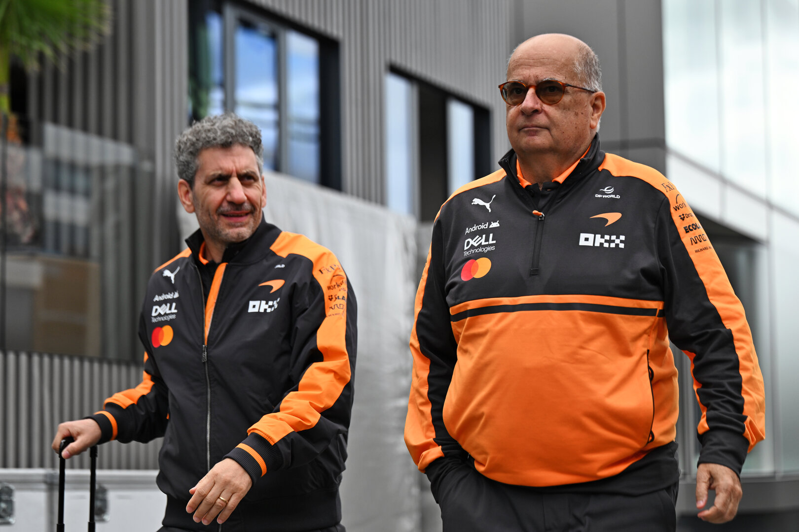 GP OLANDA, Luca Colajanni (ITA) McLaren F1 Team Communications Director with Andrea Stella (ITA) McLaren F1 Team Team Principal.
20.08.2026. Formula 1 World Championship, Rd 12, Dutch Grand Prix, Zandvoort, Netherlands, Preparation Day.
- www.xpbimages.com, EMail: requests@xpbimages.com © Copyright: Price / XPB Images