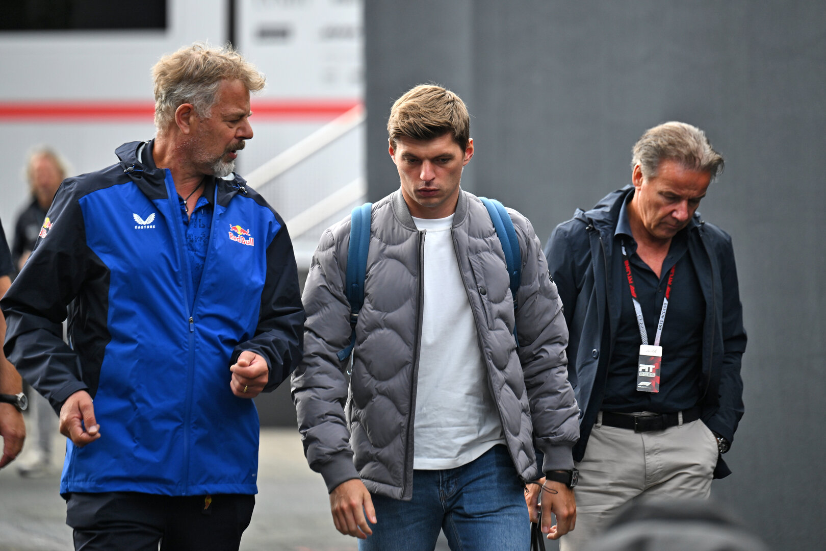 GP OLANDA, Max Verstappen (NLD) Red Bull Racing (Centre).
20.08.2026. Formula 1 World Championship, Rd 12, Dutch Grand Prix, Zandvoort, Netherlands, Preparation Day.
- www.xpbimages.com, EMail: requests@xpbimages.com © Copyright: Price / XPB Images