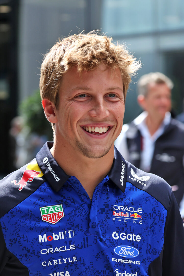 GP OLANDA, Liam Lawson (NZL) Red Bull Racing.
20.08.2026. Formula 1 World Championship, Rd 12, Dutch Grand Prix, Zandvoort, Netherlands, Preparation Day.
- www.xpbimages.com, EMail: requests@xpbimages.com © Copyright: Bearne / XPB Images