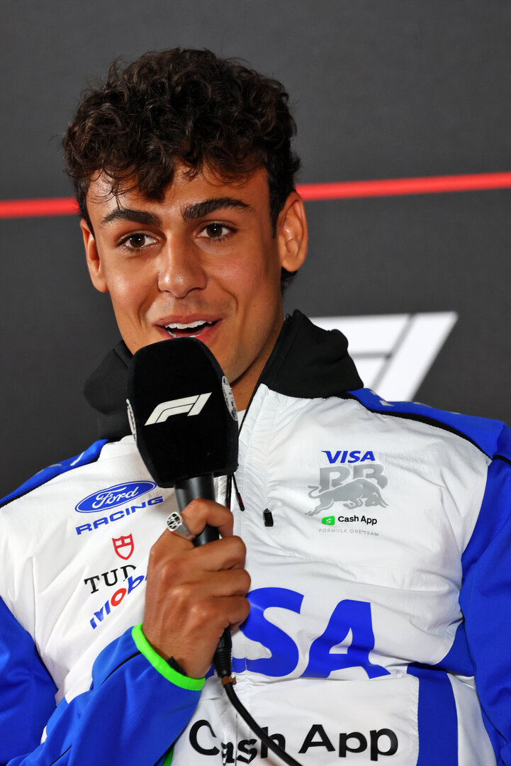 GP OLANDA, Arvid Lindblad (GBR) Racing Bulls Formula One Team in the FIA Press Conference.
20.08.2026. Formula 1 World Championship, Rd 12, Dutch Grand Prix, Zandvoort, Netherlands, Preparation Day.
- www.xpbimages.com, EMail: requests@xpbimages.com © Copyright: Bearne / XPB Images