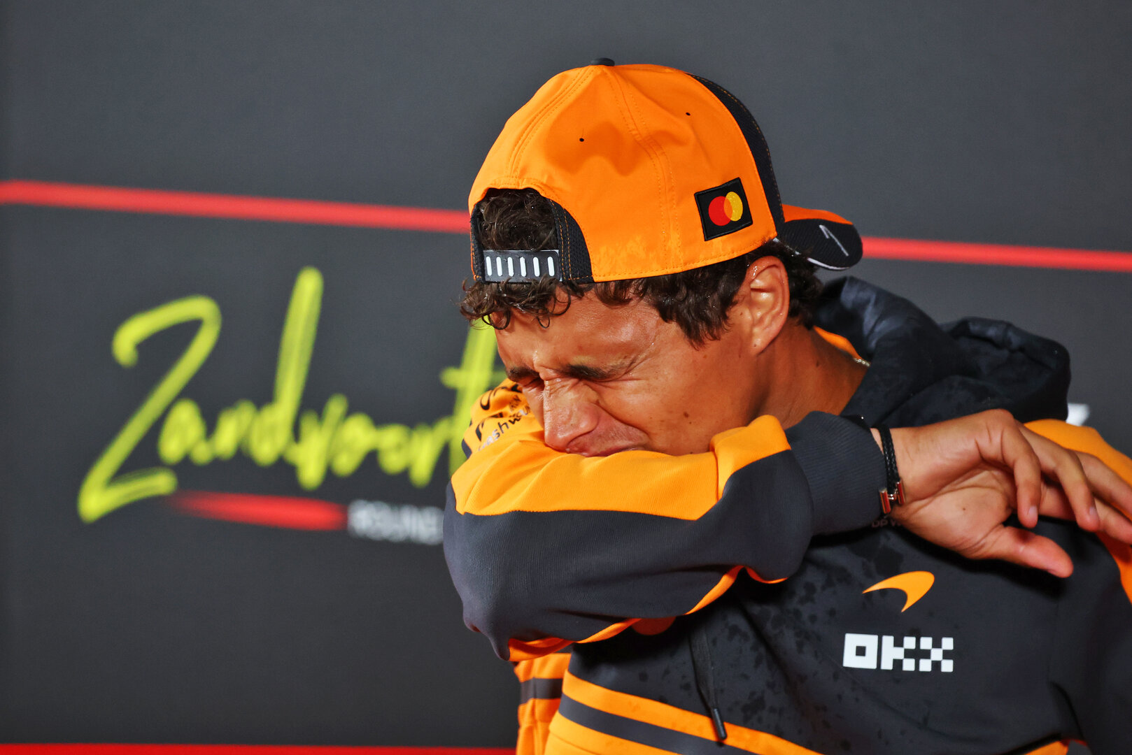 GP OLANDA, Lando Norris (GBR) McLaren F1 Team in the FIA Press Conference.
20.08.2026. Formula 1 World Championship, Rd 12, Dutch Grand Prix, Zandvoort, Netherlands, Preparation Day.
- www.xpbimages.com, EMail: requests@xpbimages.com © Copyright: Bearne / XPB Images
