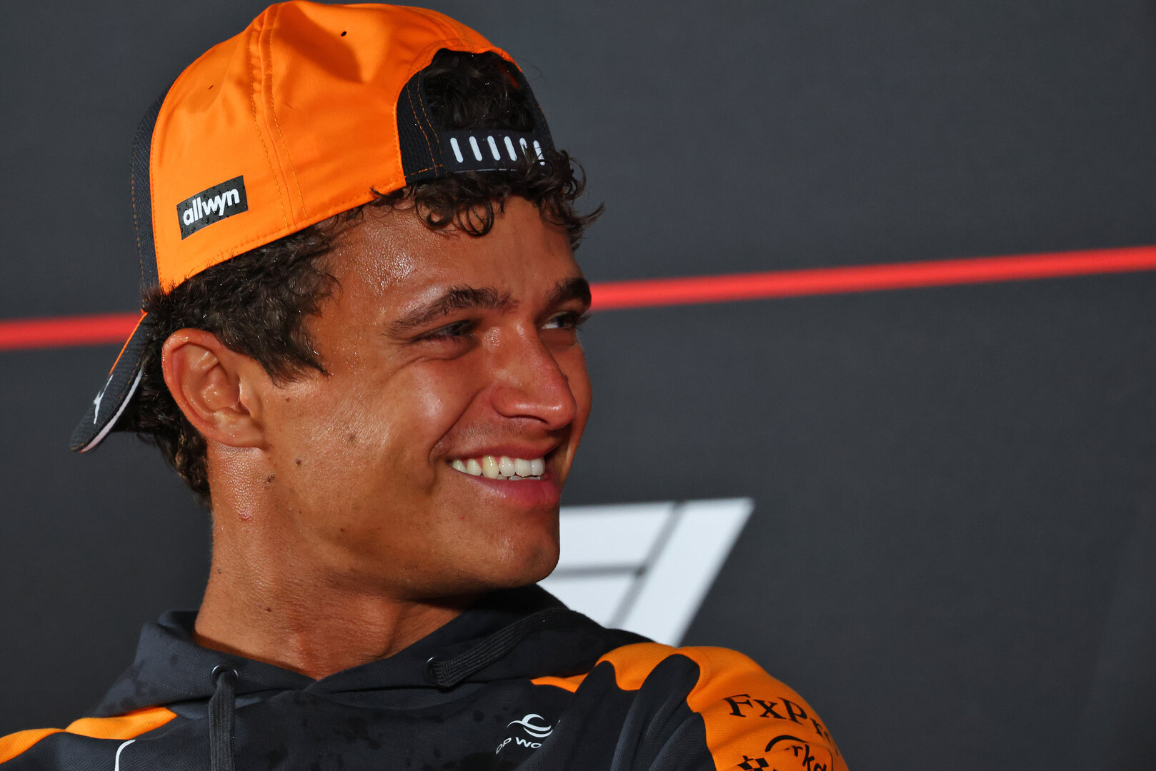 GP OLANDA, Lando Norris (GBR) McLaren F1 Team in the FIA Press Conference.
20.08.2026. Formula 1 World Championship, Rd 12, Dutch Grand Prix, Zandvoort, Netherlands, Preparation Day.
- www.xpbimages.com, EMail: requests@xpbimages.com © Copyright: Bearne / XPB Images