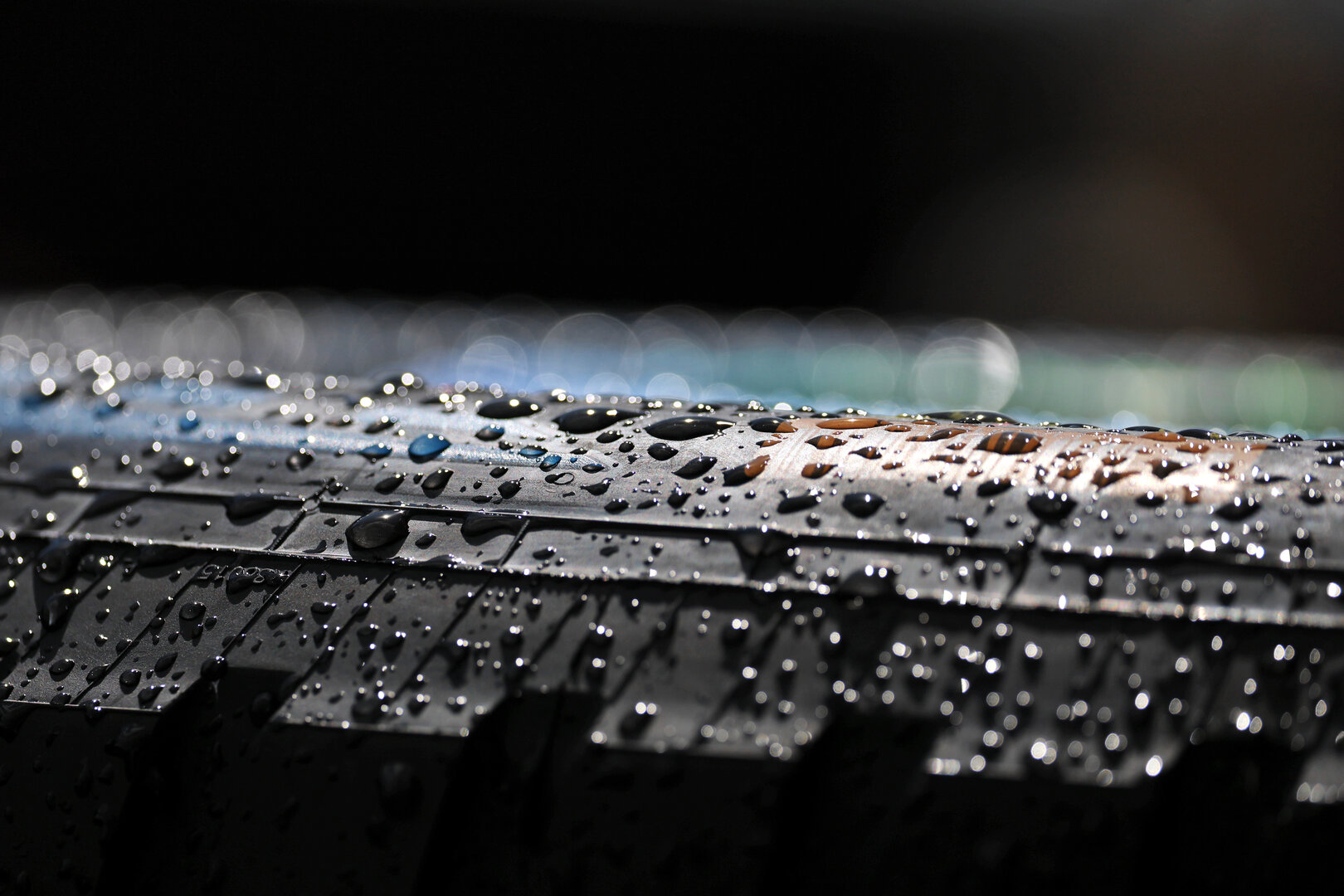 GP OLANDA, Pirelli tyres covered in rain drops.
20.08.2026. Formula 1 World Championship, Rd 12, Dutch Grand Prix, Zandvoort, Netherlands, Preparation Day.
- www.xpbimages.com, EMail: requests@xpbimages.com © Copyright: Moy / XPB Images