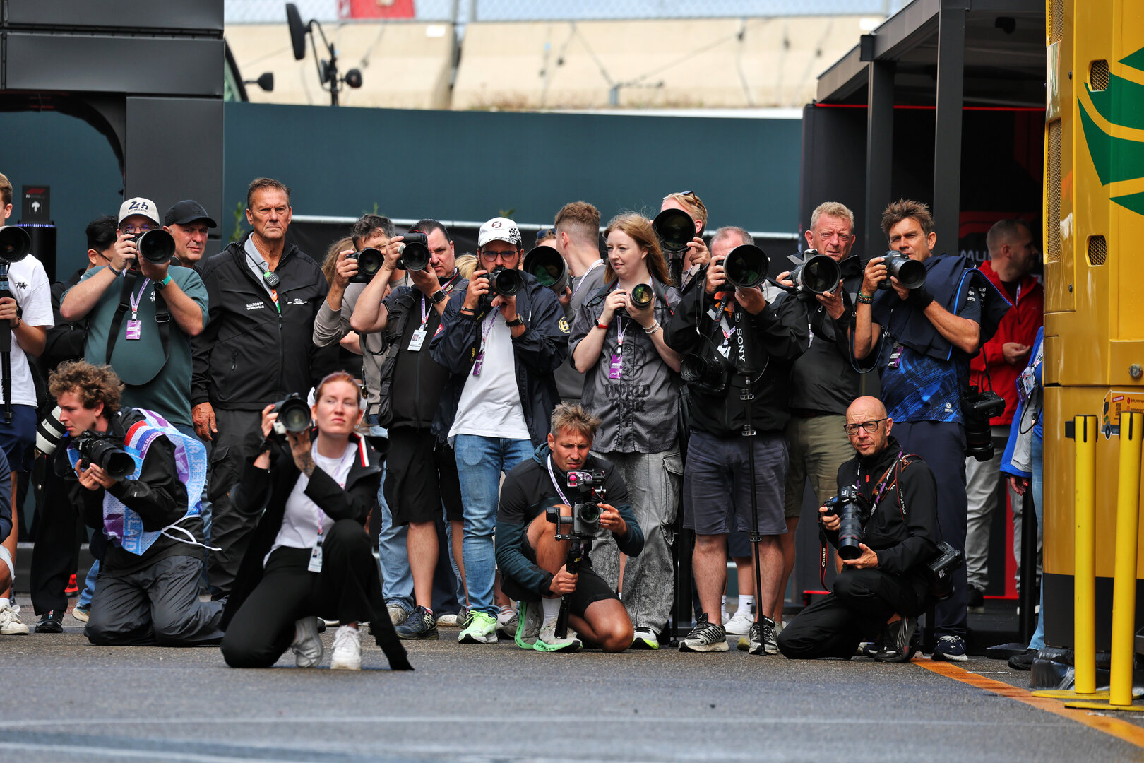 GP OLANDA, Circuit Atmosfera - Photographers in the paddock.
20.08.2026. Formula 1 World Championship, Rd 12, Dutch Grand Prix, Zandvoort, Netherlands, Preparation Day.
- www.xpbimages.com, EMail: requests@xpbimages.com © Copyright: Moy / XPB Images