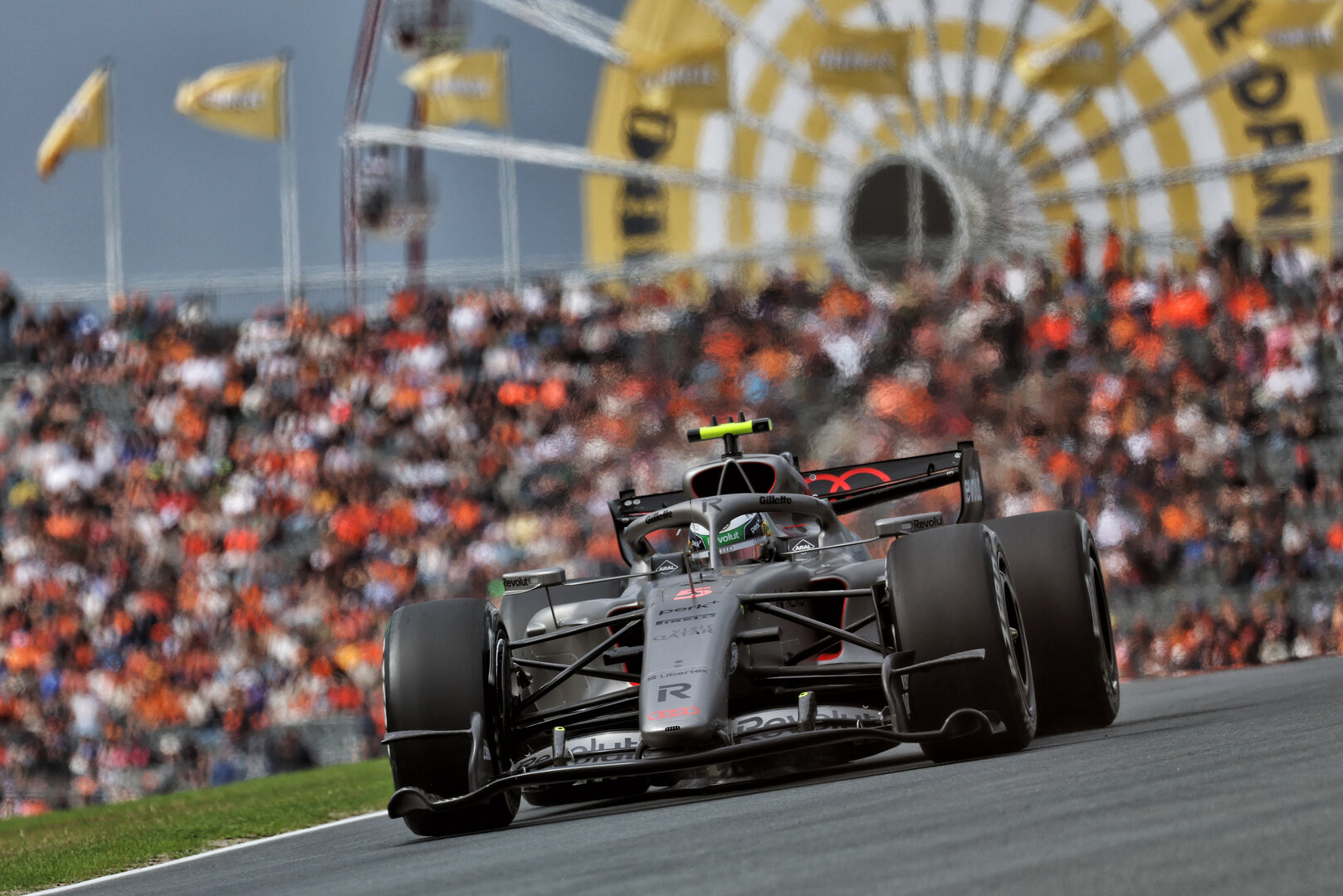 GP OLANDA, Gabriel Bortoleto (BRA) Audi F1 Team R26.
21.08.2026. Formula 1 World Championship, Rd 12, Dutch Grand Prix, Zandvoort, Netherlands, Sprint Qualifiche Day.
- www.xpbimages.com, EMail: requests@xpbimages.com © Copyright: Moy / XPB Images