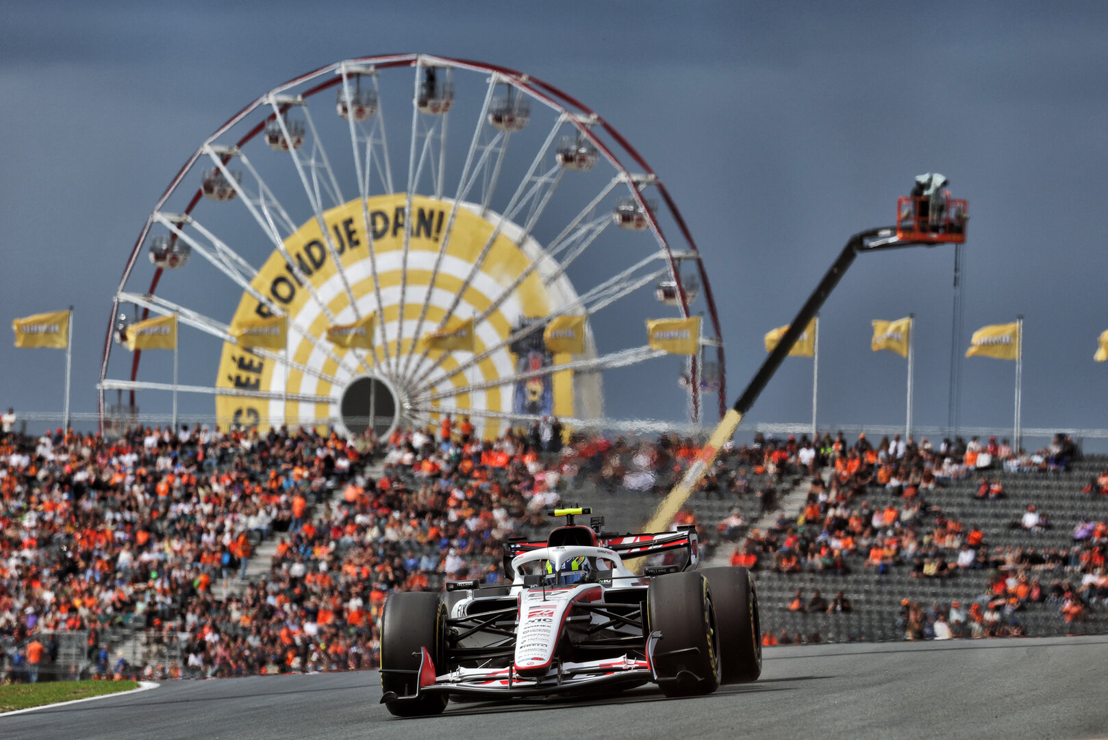 GP OLANDA, Oliver Bearman (GBR) Haas F1 Team VF-26.
21.08.2026. Formula 1 World Championship, Rd 12, Dutch Grand Prix, Zandvoort, Netherlands, Sprint Qualifiche Day.
- www.xpbimages.com, EMail: requests@xpbimages.com © Copyright: Moy / XPB Images