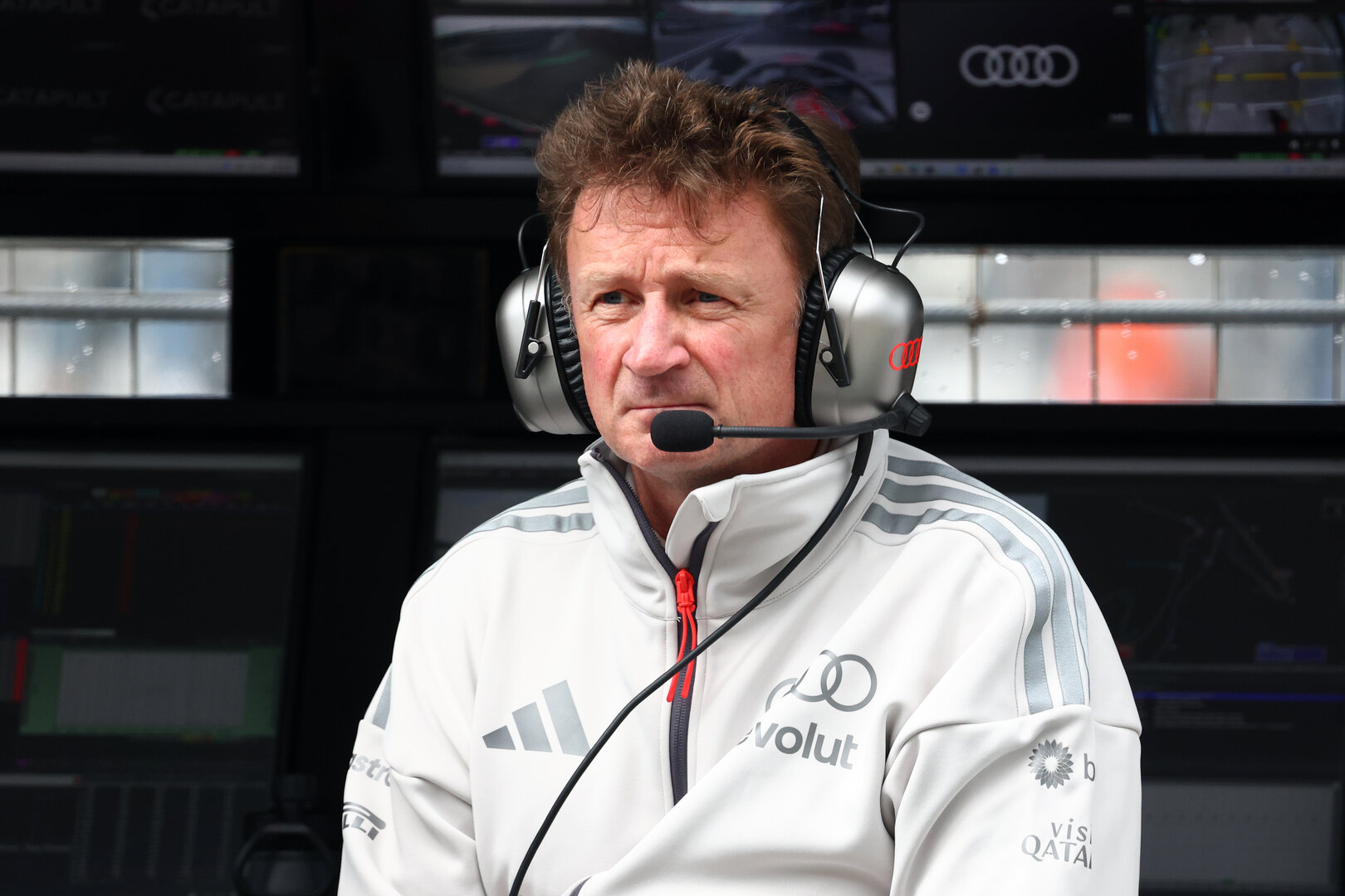 GP OLANDA, Allan McNish (GBR) Audi F1 Team Racing Director.
21.08.2026. Formula 1 World Championship, Rd 12, Dutch Grand Prix, Zandvoort, Netherlands, Sprint Qualifiche Day.
- www.xpbimages.com, EMail: requests@xpbimages.com © Copyright: Bearne / XPB Images
