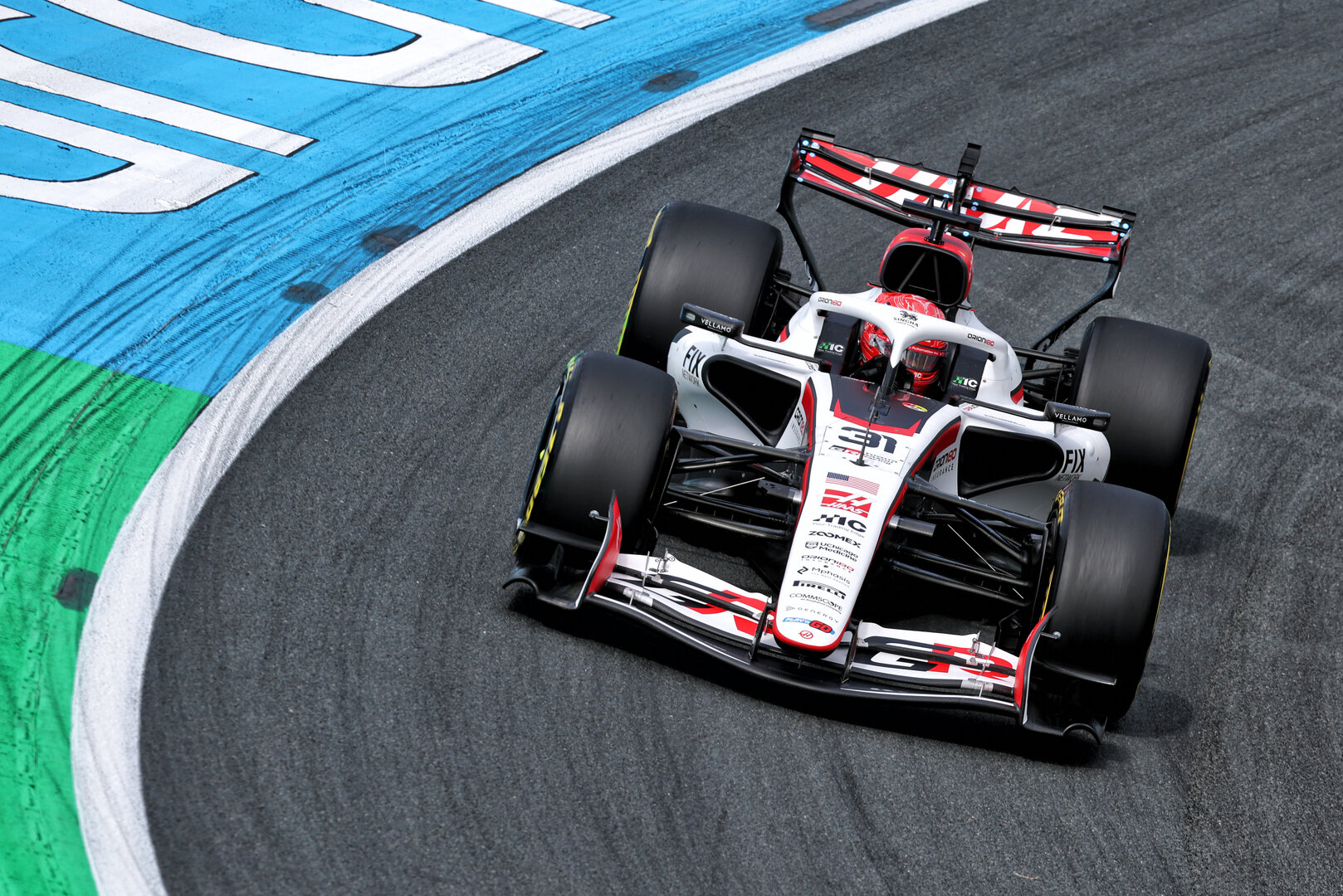 GP OLANDA, Esteban Ocon (FRA) Haas F1 Team VF-26.
21.08.2026. Formula 1 World Championship, Rd 12, Dutch Grand Prix, Zandvoort, Netherlands, Sprint Qualifiche Day.
- www.xpbimages.com, EMail: requests@xpbimages.com © Copyright: Bearne / XPB Images