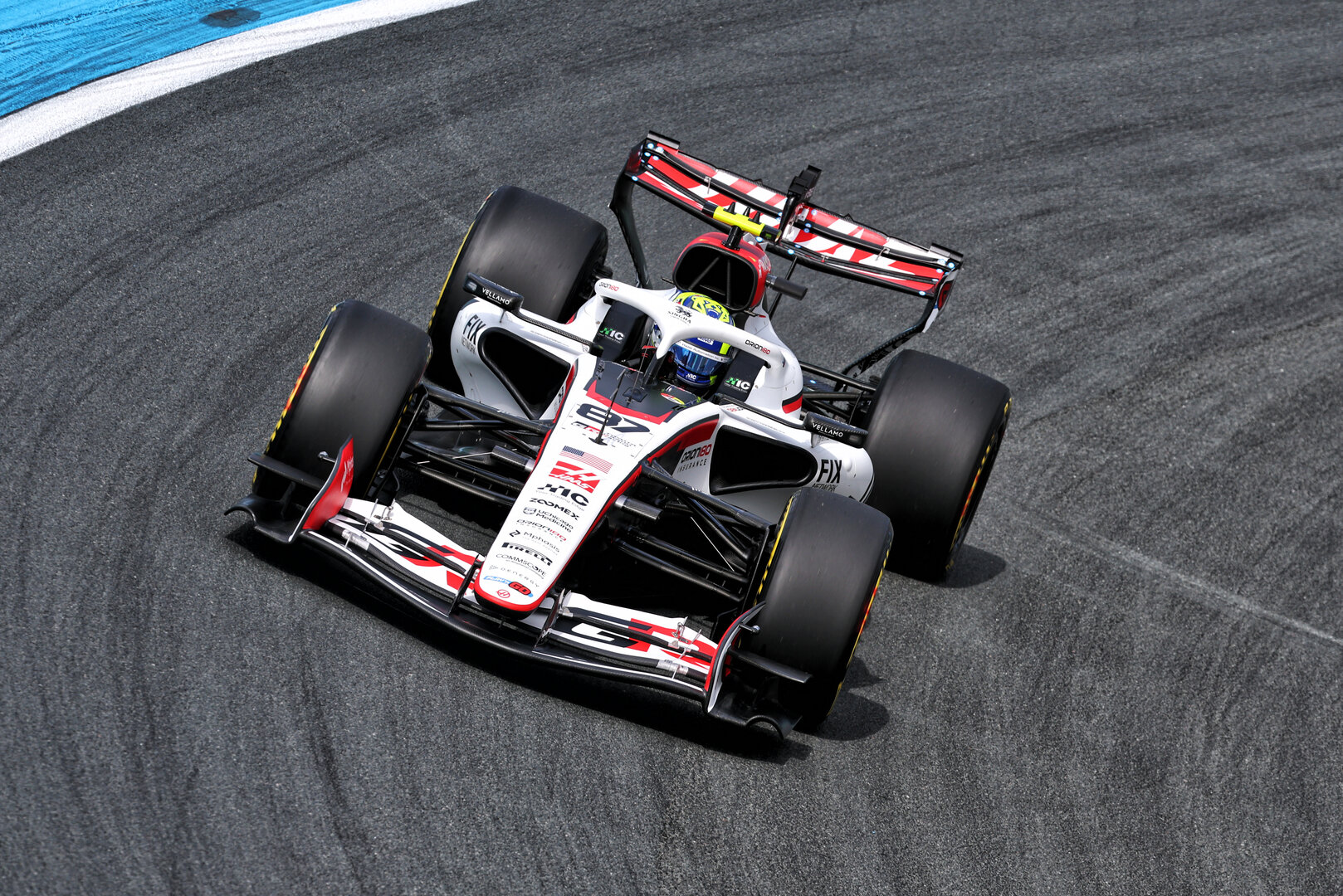 GP OLANDA, Oliver Bearman (GBR) Haas F1 Team VF-26.
21.08.2026. Formula 1 World Championship, Rd 12, Dutch Grand Prix, Zandvoort, Netherlands, Sprint Qualifiche Day.
- www.xpbimages.com, EMail: requests@xpbimages.com © Copyright: Bearne / XPB Images