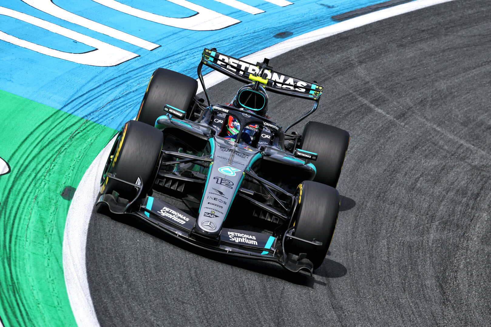 GP OLANDA, Andrea Kimi Antonelli (ITA) Mercedes AMG Formula One Team W17.
21.08.2026. Formula 1 World Championship, Rd 12, Dutch Grand Prix, Zandvoort, Netherlands, Sprint Qualifiche Day.
- www.xpbimages.com, EMail: requests@xpbimages.com © Copyright: Bearne / XPB Images