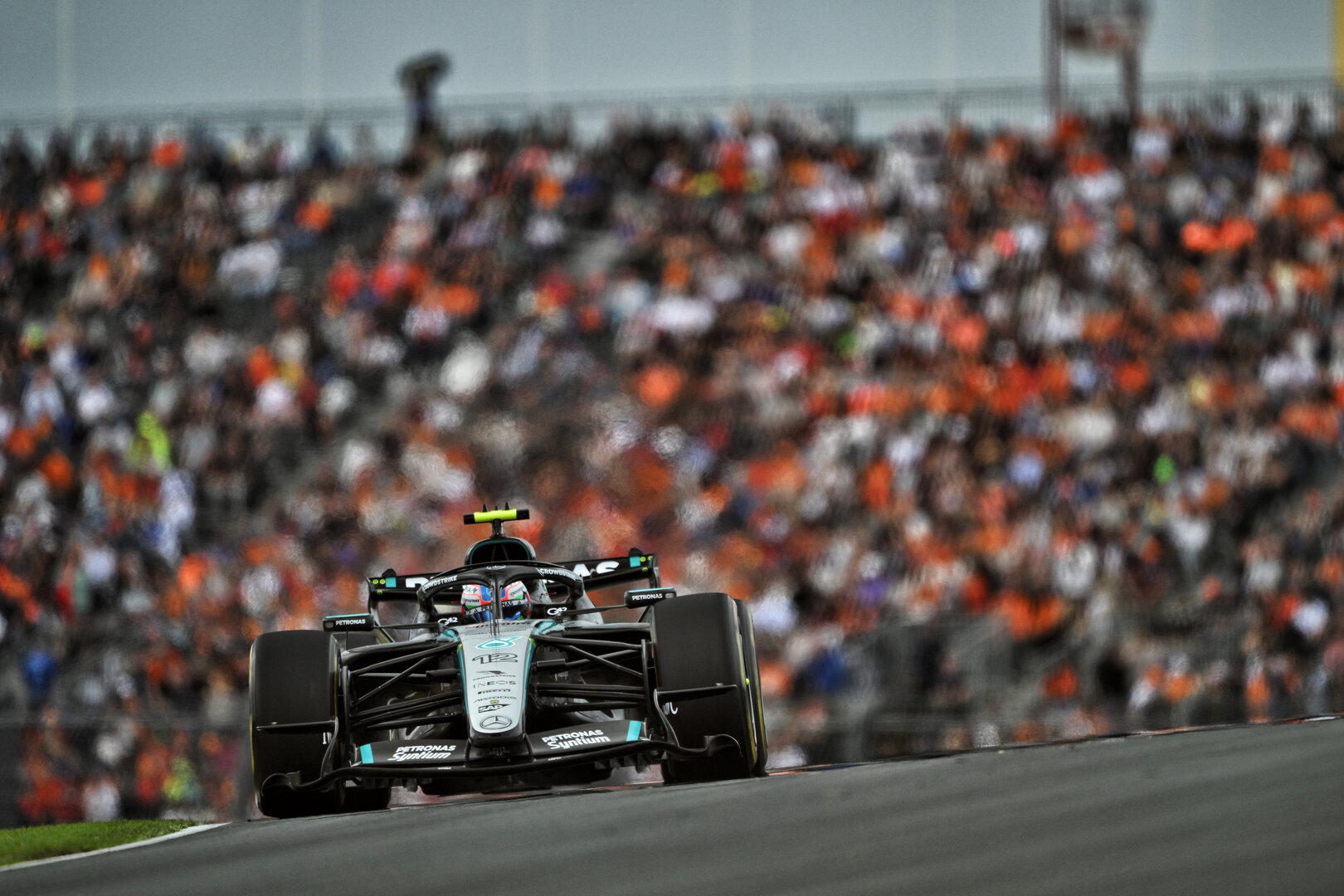 GP OLANDA, Andrea Kimi Antonelli (ITA) Mercedes AMG Formula One Team W17.
21.08.2026. Formula 1 World Championship, Rd 12, Dutch Grand Prix, Zandvoort, Netherlands, Sprint Qualifiche Day.
- www.xpbimages.com, EMail: requests@xpbimages.com © Copyright: Price / XPB Images