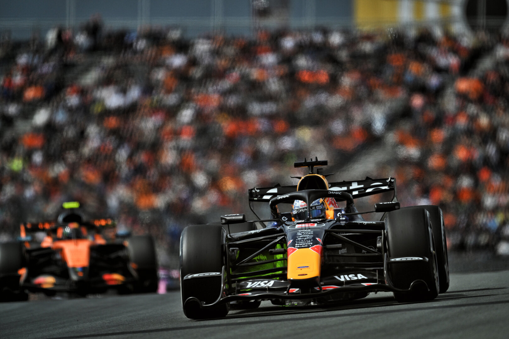 GP OLANDA, Max Verstappen (NLD) Red Bull Racing RB22.
21.08.2026. Formula 1 World Championship, Rd 12, Dutch Grand Prix, Zandvoort, Netherlands, Sprint Qualifiche Day.
- www.xpbimages.com, EMail: requests@xpbimages.com © Copyright: Price / XPB Images