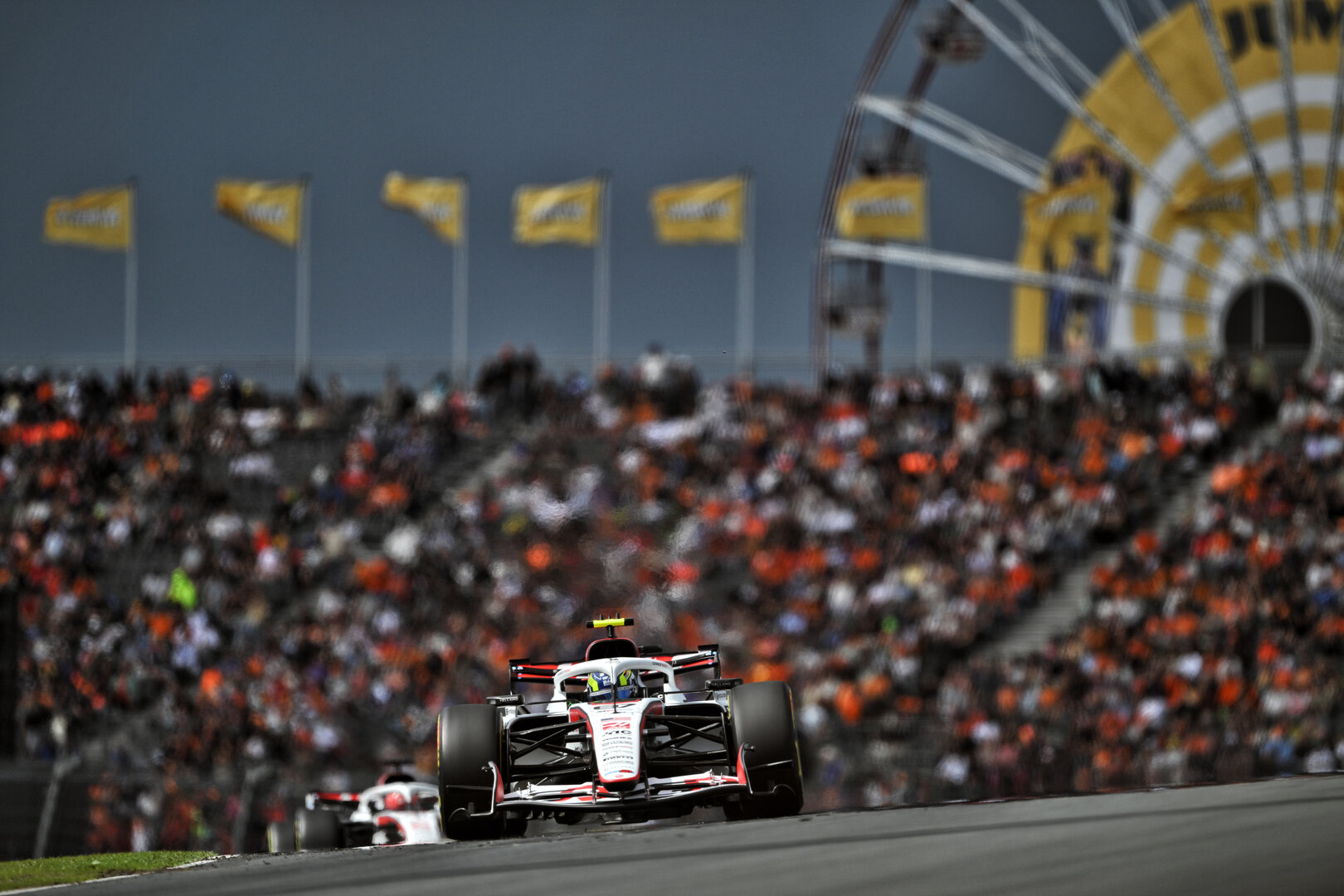 GP OLANDA, Oliver Bearman (GBR) Haas F1 Team VF-26.
21.08.2026. Formula 1 World Championship, Rd 12, Dutch Grand Prix, Zandvoort, Netherlands, Sprint Qualifiche Day.
- www.xpbimages.com, EMail: requests@xpbimages.com © Copyright: Price / XPB Images