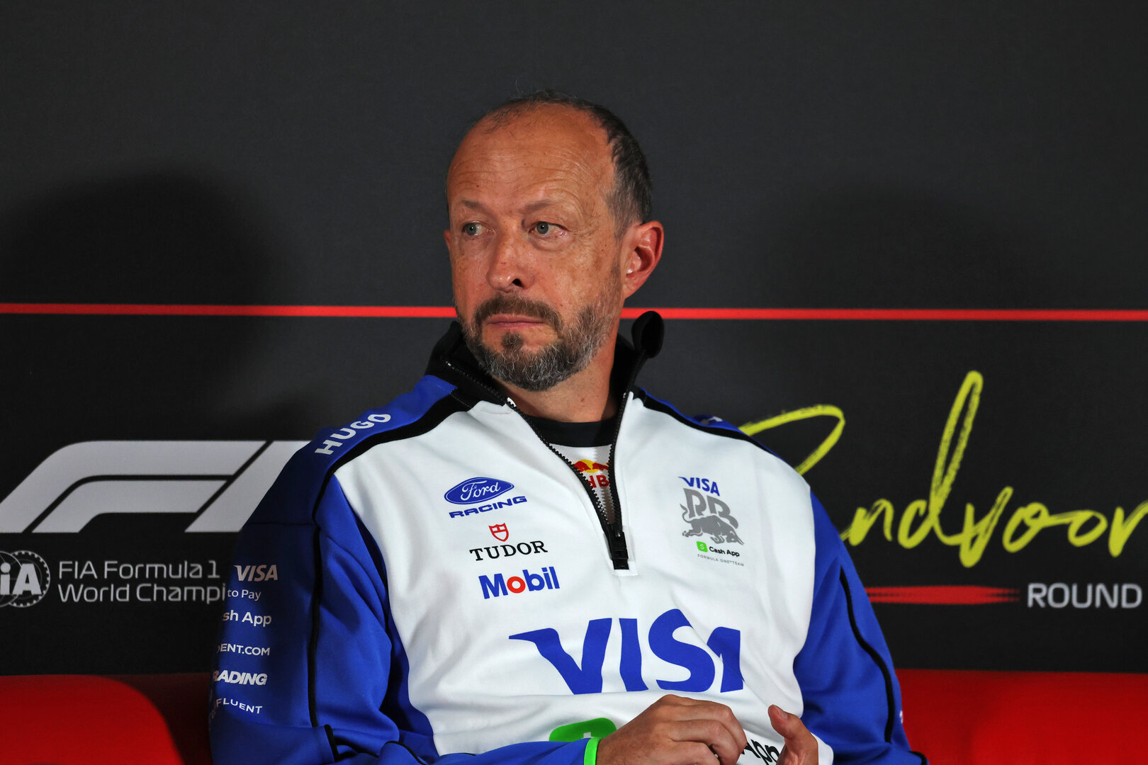 GP OLANDA, Peter Bayer (AUT) Racing Bulls Formula One Team Chief Executive Officer in the FIA Press Conference.
21.08.2026. Formula 1 World Championship, Rd 12, Dutch Grand Prix, Zandvoort, Netherlands, Sprint Qualifiche Day.
- www.xpbimages.com, EMail: requests@xpbimages.com © Copyright: Moy / XPB Images