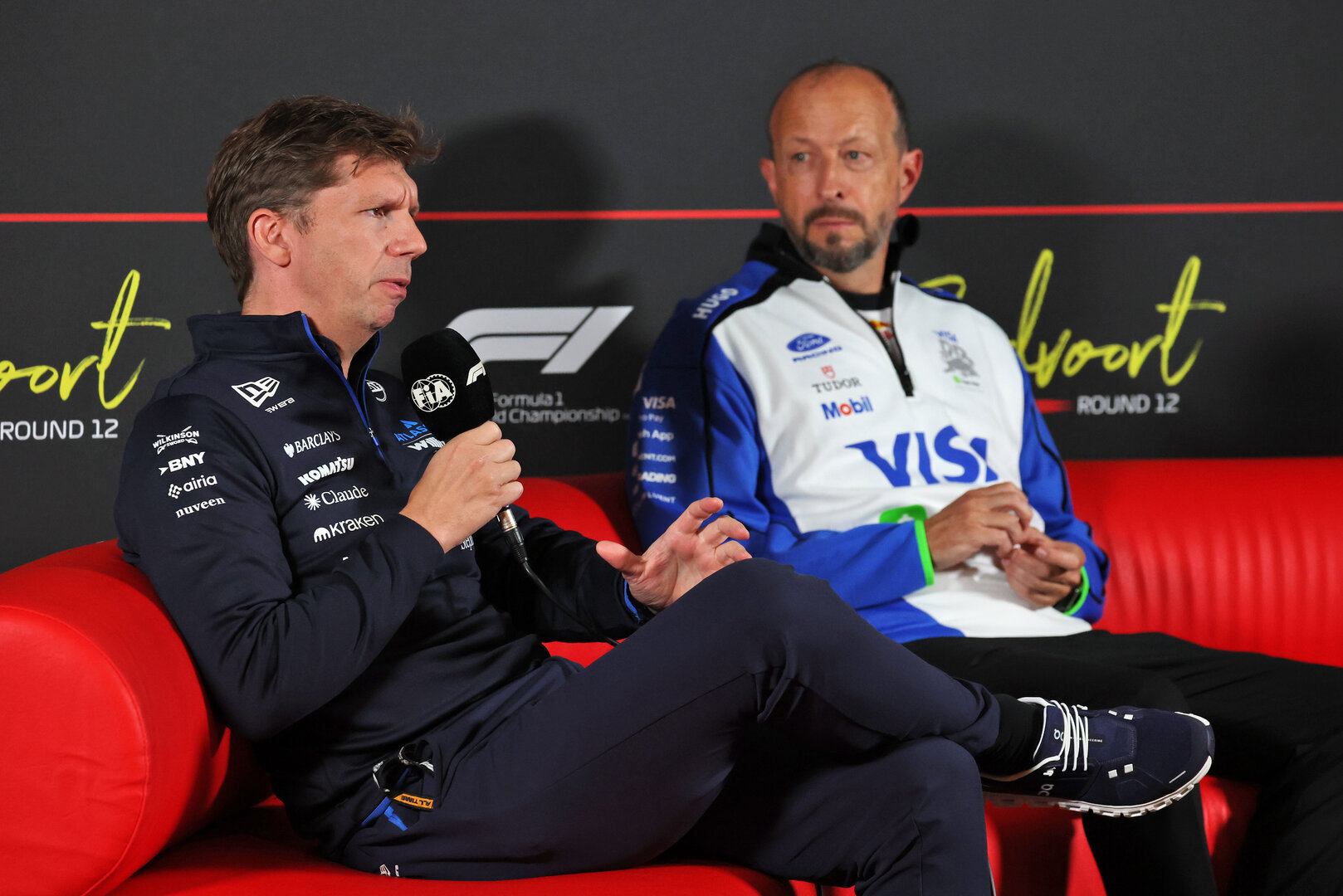 GP OLANDA, James Vowles (GBR) Williams F1 Team, Team Principal in the FIA Press Conference.
21.08.2026. Formula 1 World Championship, Rd 12, Dutch Grand Prix, Zandvoort, Netherlands, Sprint Qualifiche Day.
- www.xpbimages.com, EMail: requests@xpbimages.com © Copyright: Moy / XPB Images