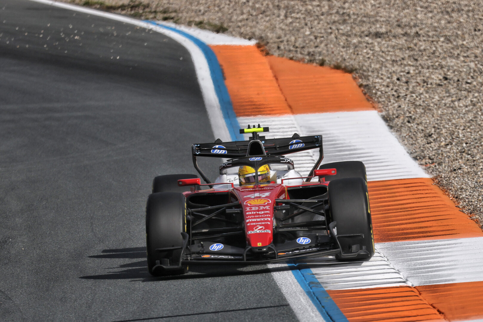 GP OLANDA, Lewis Hamilton (GBR) Ferrari SF-26.
21.08.2026. Formula 1 World Championship, Rd 12, Dutch Grand Prix, Zandvoort, Netherlands, Sprint Qualifiche Day.
- www.xpbimages.com, EMail: requests@xpbimages.com © Copyright: Moy / XPB Images