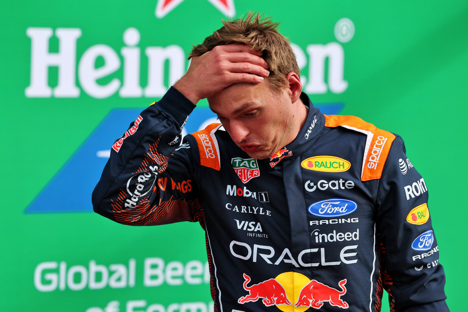 GP OLANDA, Max Verstappen (NLD) Red Bull Racing in Sprint qualifying parc ferme.
21.08.2026. Formula 1 World Championship, Rd 12, Dutch Grand Prix, Zandvoort, Netherlands, Sprint Qualifiche Day.
- www.xpbimages.com, EMail: requests@xpbimages.com © Copyright: Batchelor / XPB Images