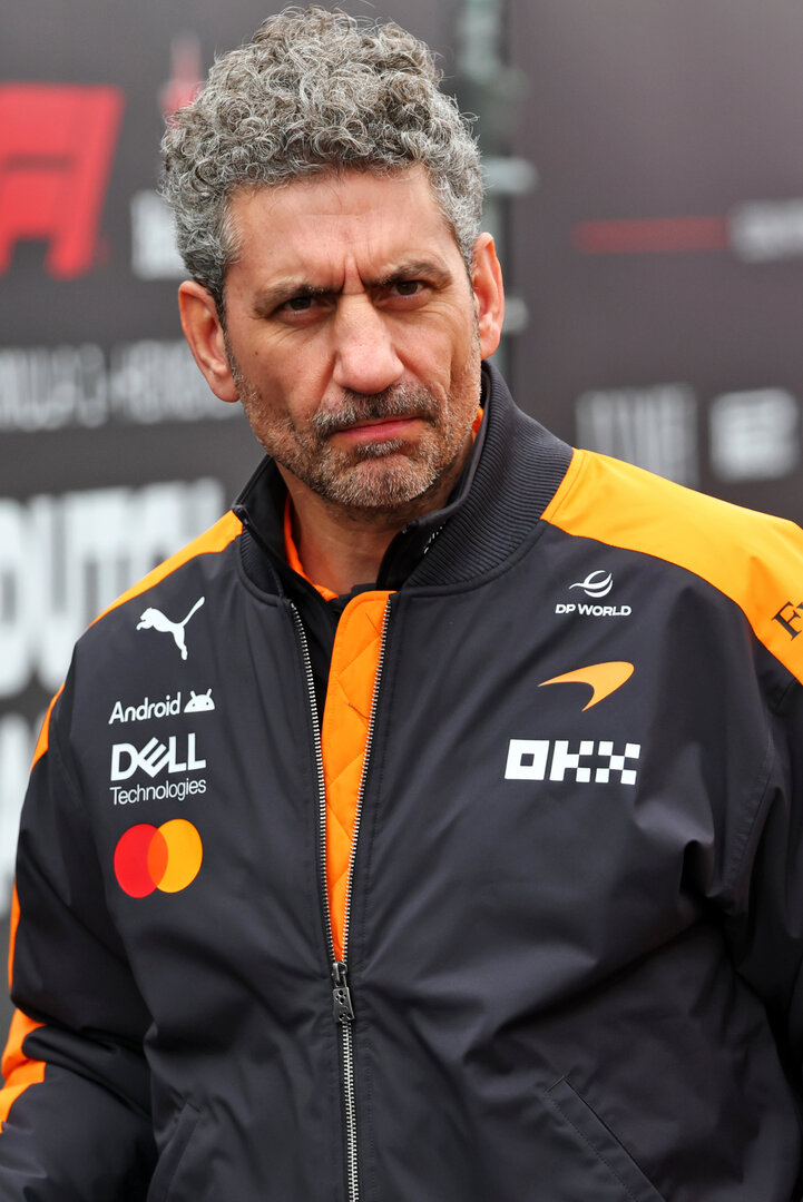 GP OLANDA, Andrea Stella (ITA) McLaren F1 Team Team Principal.
22.08.2026. Formula 1 World Championship, Rd 12, Dutch Grand Prix, Zandvoort, Netherlands, Sprint e Qualifiche Day.
- www.xpbimages.com, EMail: requests@xpbimages.com © Copyright: Bearne / XPB Images