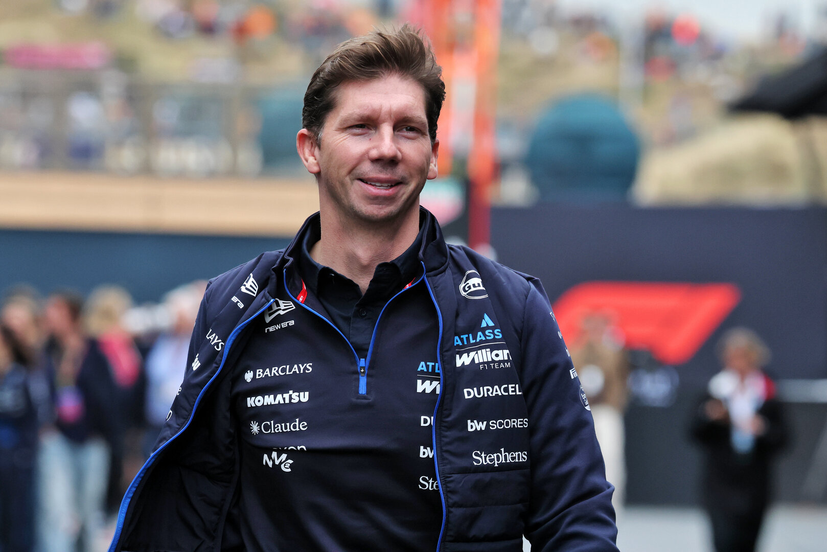 GP OLANDA, James Vowles (GBR) Williams F1 Team, Team Principal.
22.08.2026. Formula 1 World Championship, Rd 12, Dutch Grand Prix, Zandvoort, Netherlands, Sprint e Qualifiche Day.
- www.xpbimages.com, EMail: requests@xpbimages.com © Copyright: Moy / XPB Images