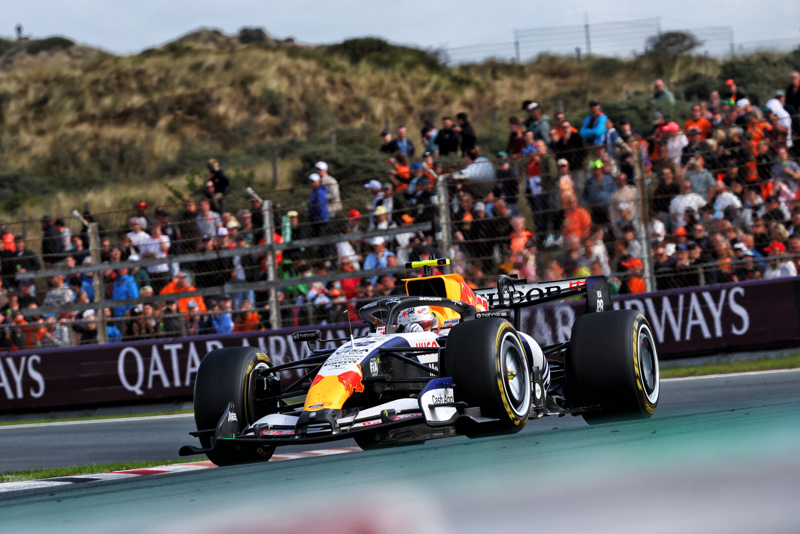 GP OLANDA, Yuki Tsunoda (JPN) Racing Bulls Formula One Team VCARB 03 Reserve Driver.
22.08.2026. Formula 1 World Championship, Rd 12, Dutch Grand Prix, Zandvoort, Netherlands, Sprint e Qualifiche Day.
- www.xpbimages.com, EMail: requests@xpbimages.com © Copyright: Bearne / XPB Images