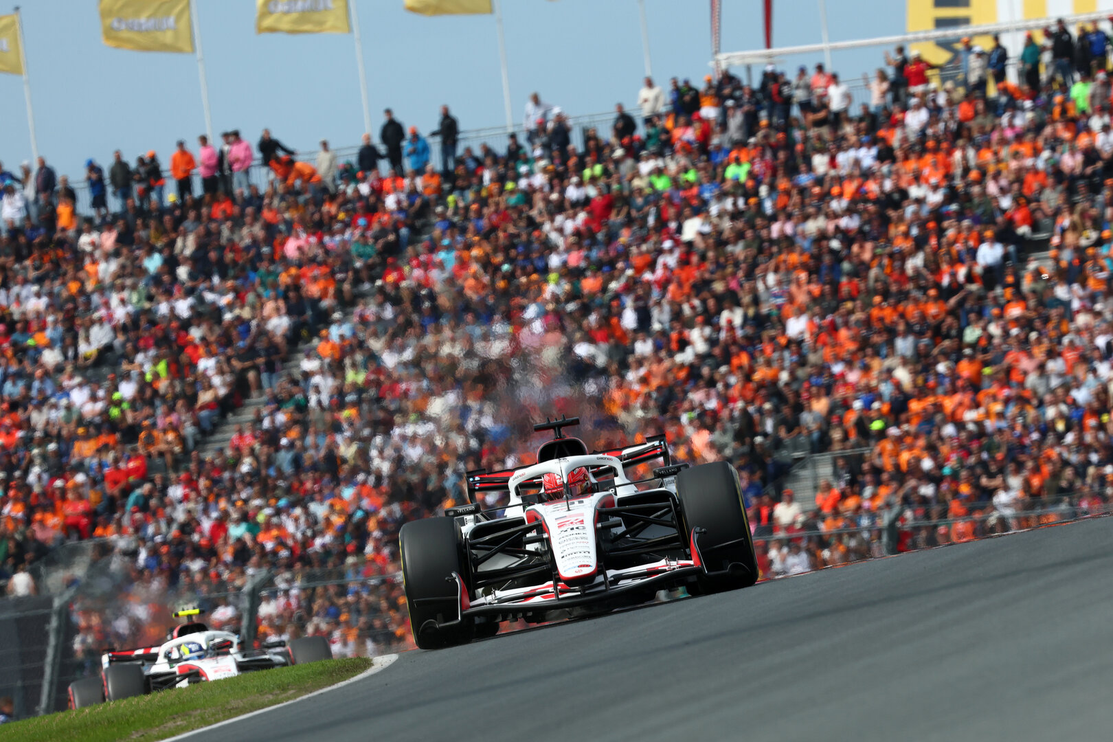 GP OLANDA, Esteban Ocon (FRA) Haas F1 Team VF-26.
22.08.2026. Formula 1 World Championship, Rd 12, Dutch Grand Prix, Zandvoort, Netherlands, Sprint e Qualifiche Day.
- www.xpbimages.com, EMail: requests@xpbimages.com © Copyright: Bearne / XPB Images