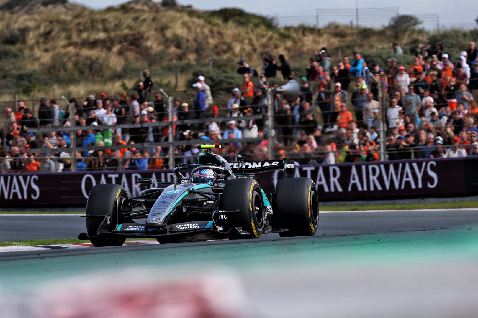 GP OLANDA, Andrea Kimi Antonelli (ITA) Mercedes AMG Formula One Team W17.
22.08.2026. Formula 1 World Championship, Rd 12, Dutch Grand Prix, Zandvoort, Netherlands, Sprint e Qualifiche Day.
- www.xpbimages.com, EMail: requests@xpbimages.com © Copyright: Bearne / XPB Images