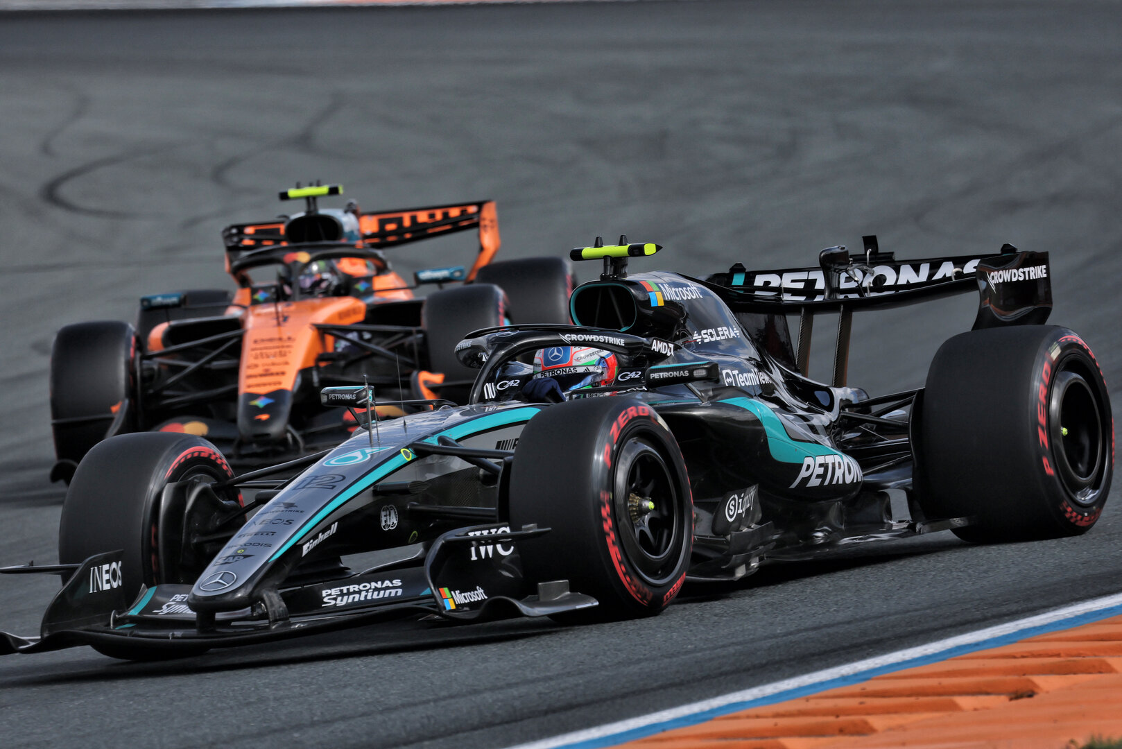 GP OLANDA, Andrea Kimi Antonelli (ITA) Mercedes AMG Formula One Team W17.
22.08.2026. Formula 1 World Championship, Rd 12, Dutch Grand Prix, Zandvoort, Netherlands, Sprint e Qualifiche Day.
- www.xpbimages.com, EMail: requests@xpbimages.com © Copyright: Moy / XPB Images