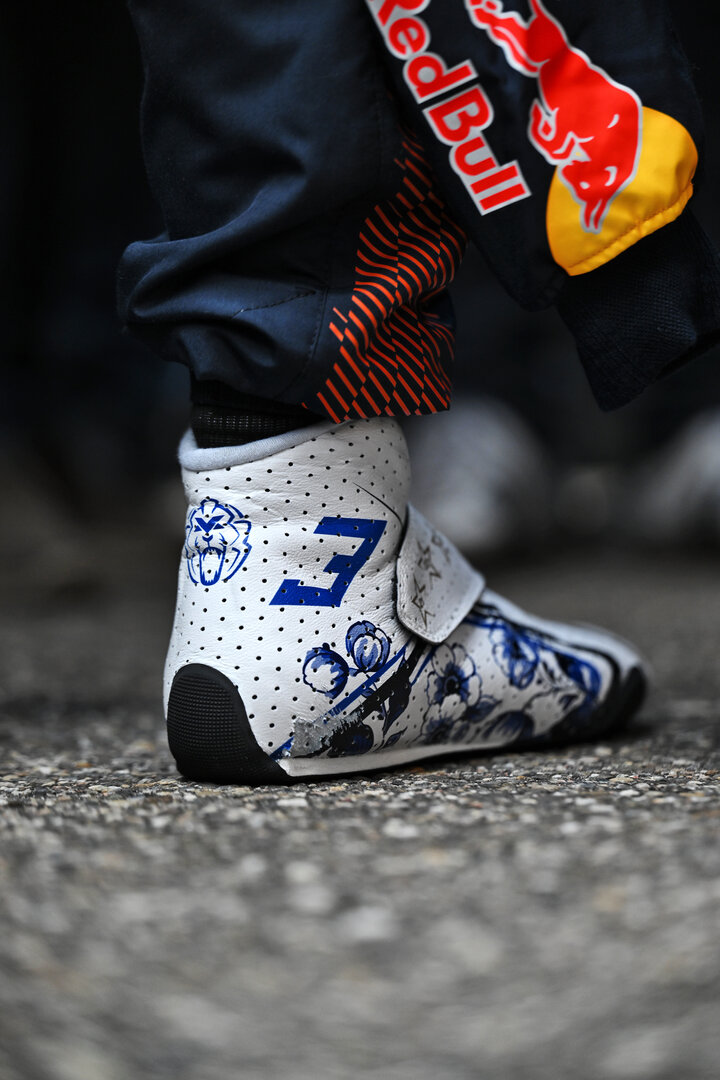 GP OLANDA, Max Verstappen (NLD) Red Bull Racing - racing boot.
22.08.2026. Formula 1 World Championship, Rd 12, Dutch Grand Prix, Zandvoort, Netherlands, Sprint e Qualifiche Day.
- www.xpbimages.com, EMail: requests@xpbimages.com © Copyright: Price / XPB Images