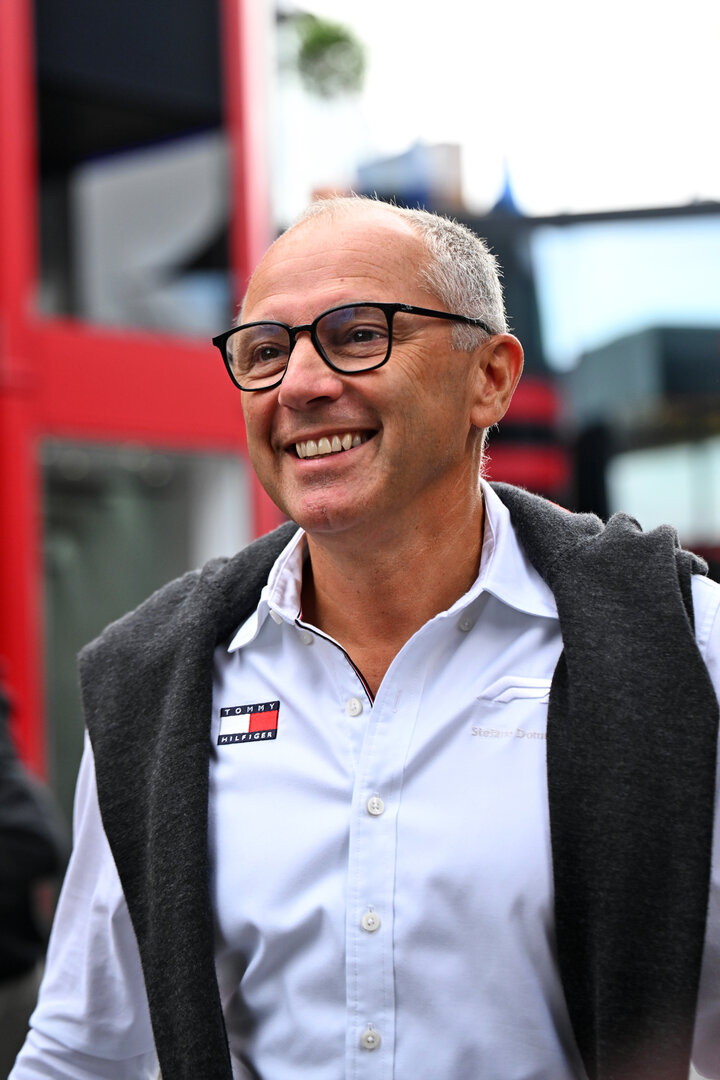 GP OLANDA, Stefano Domenicali (ITA) Formula One President e CEO.
23.08.2026. Formula 1 World Championship, Rd 12, Dutch Grand Prix, Zandvoort, Netherlands, Gara Day.
- www.xpbimages.com, EMail: requests@xpbimages.com © Copyright: Price / XPB Images