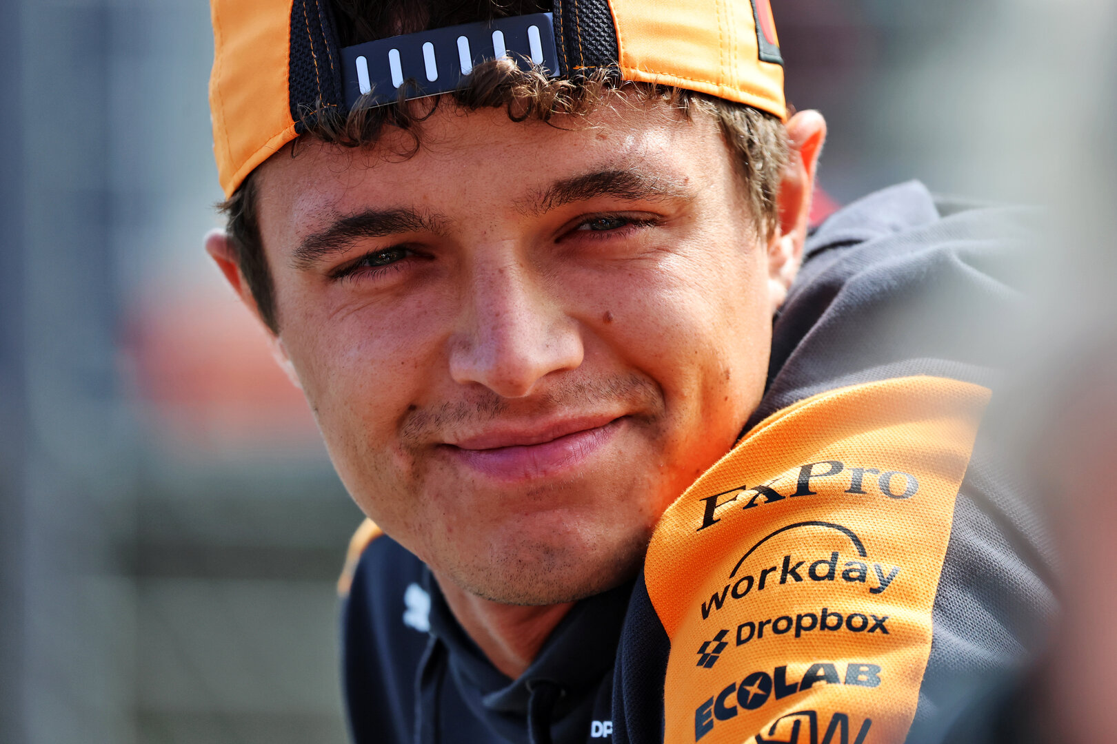 GP OLANDA, Lando Norris (GBR) McLaren F1 Team on the drivers' parade.
23.08.2026. Formula 1 World Championship, Rd 12, Dutch Grand Prix, Zandvoort, Netherlands, Gara Day.
- www.xpbimages.com, EMail: requests@xpbimages.com © Copyright: Batchelor / XPB Images