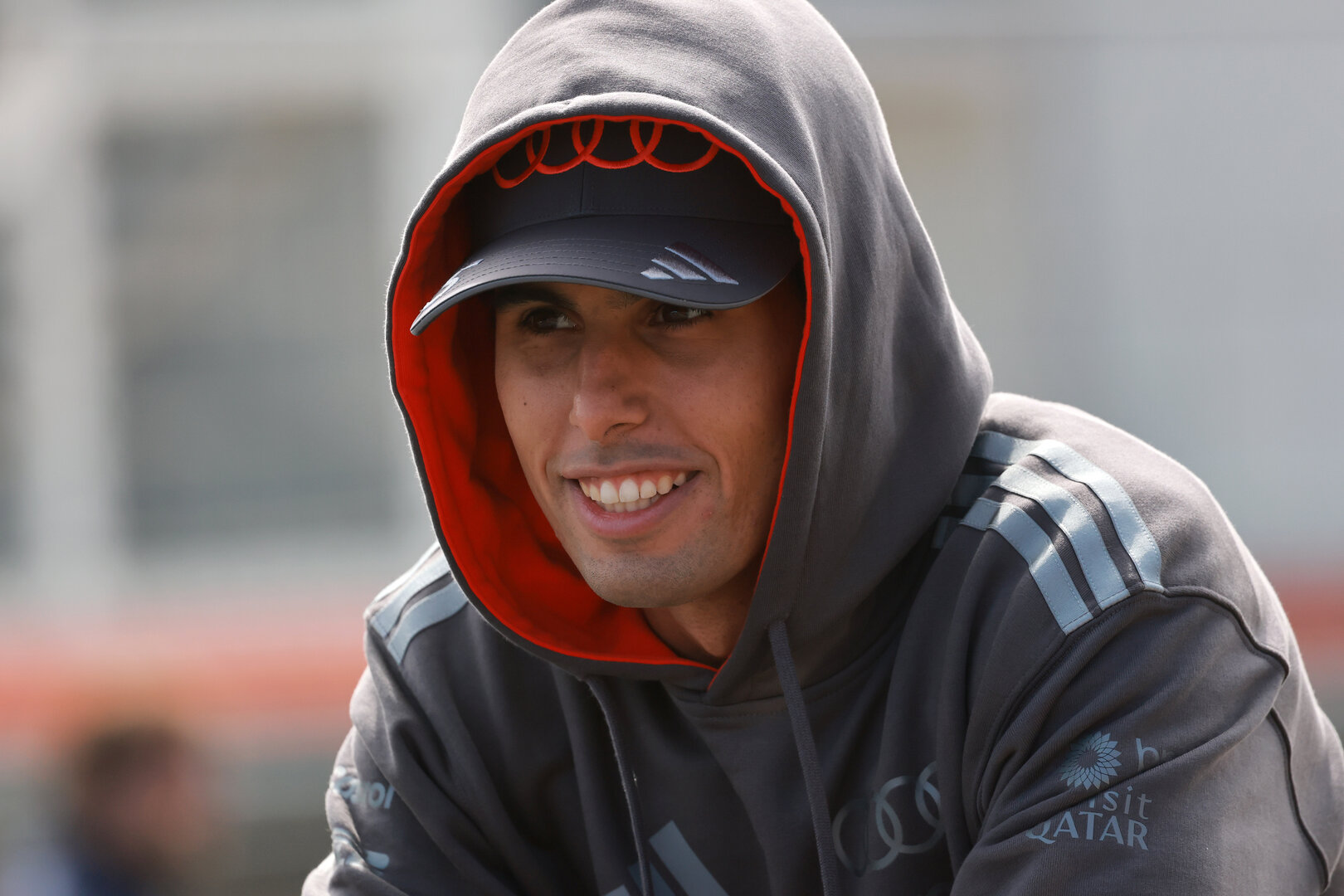 GP OLANDA, Gabriel Bortoleto (BRA) Audi F1 Team on the drivers' parade.
23.08.2026. Formula 1 World Championship, Rd 12, Dutch Grand Prix, Zandvoort, Netherlands, Gara Day.
- www.xpbimages.com, EMail: requests@xpbimages.com © Copyright: Charniaux / XPB Images
