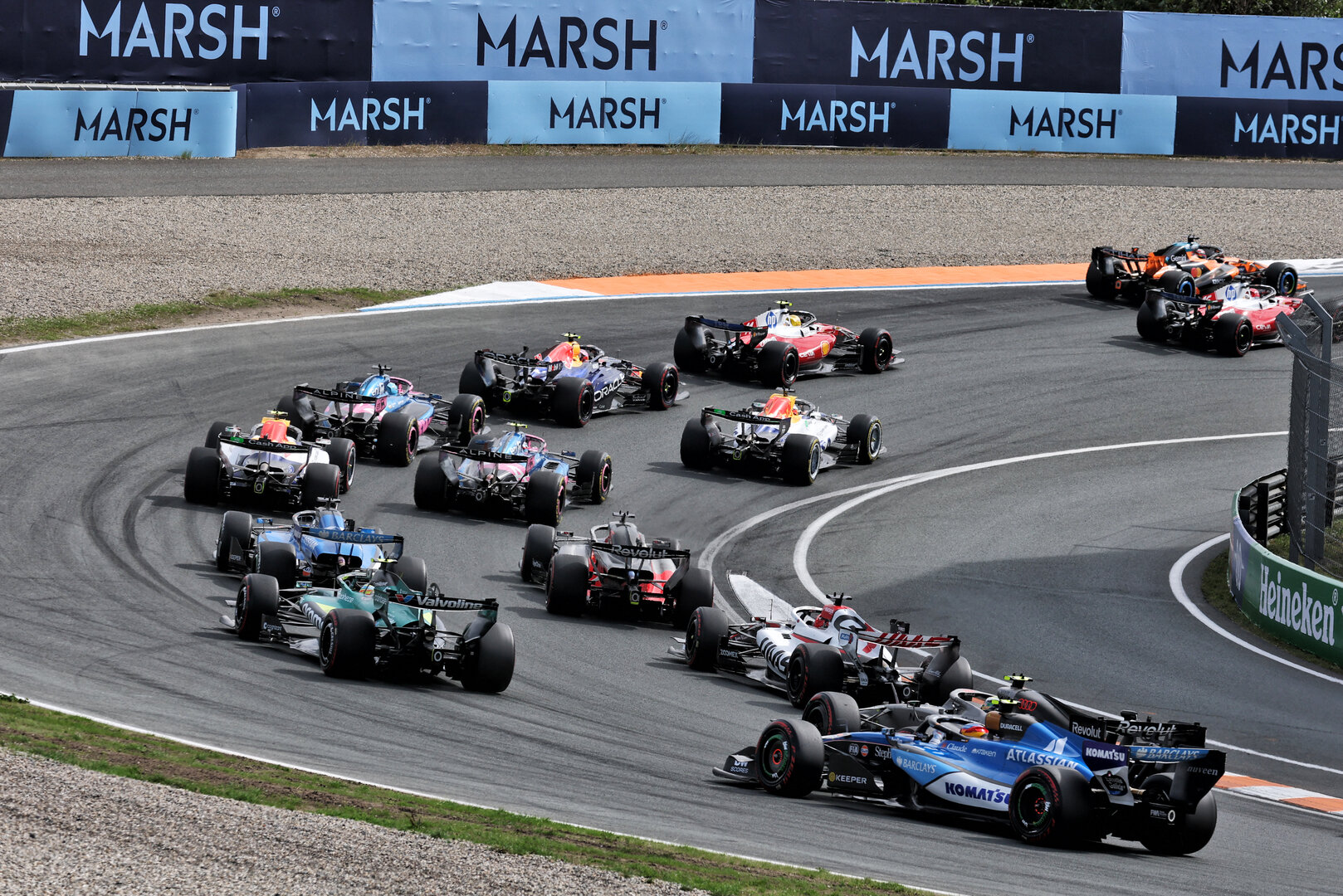 GP OLANDA, Carlos Sainz (ESP) Williams F1 Team FW48 at the partenza of the race.
23.08.2026. Formula 1 World Championship, Rd 12, Dutch Grand Prix, Zandvoort, Netherlands, Gara Day.
- www.xpbimages.com, EMail: requests@xpbimages.com © Copyright: Moy / XPB Images