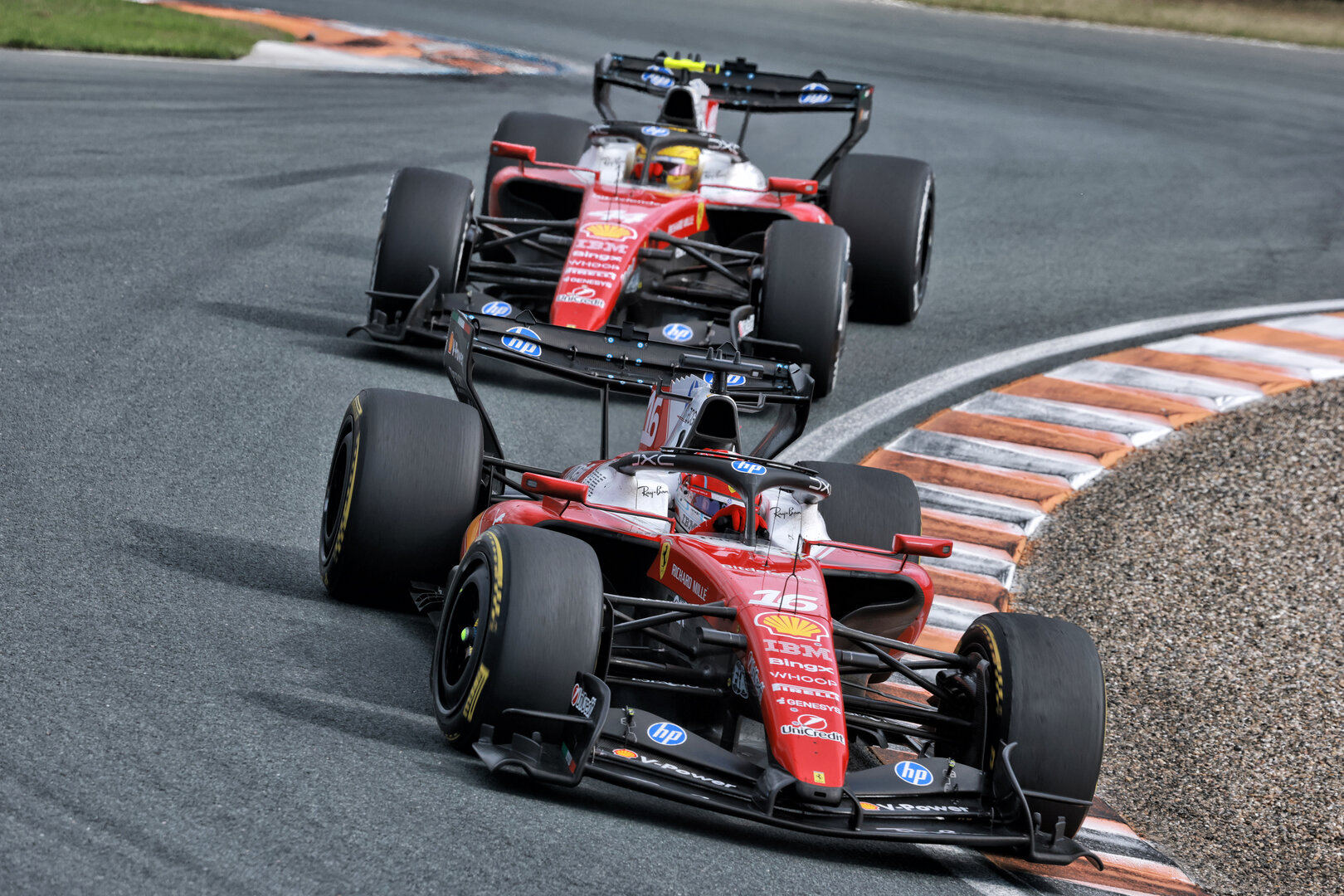 GP OLANDA, Charles Leclerc (MON) Ferrari SF-26.
23.08.2026. Formula 1 World Championship, Rd 12, Dutch Grand Prix, Zandvoort, Netherlands, Gara Day.
- www.xpbimages.com, EMail: requests@xpbimages.com © Copyright: Charniaux / XPB Images